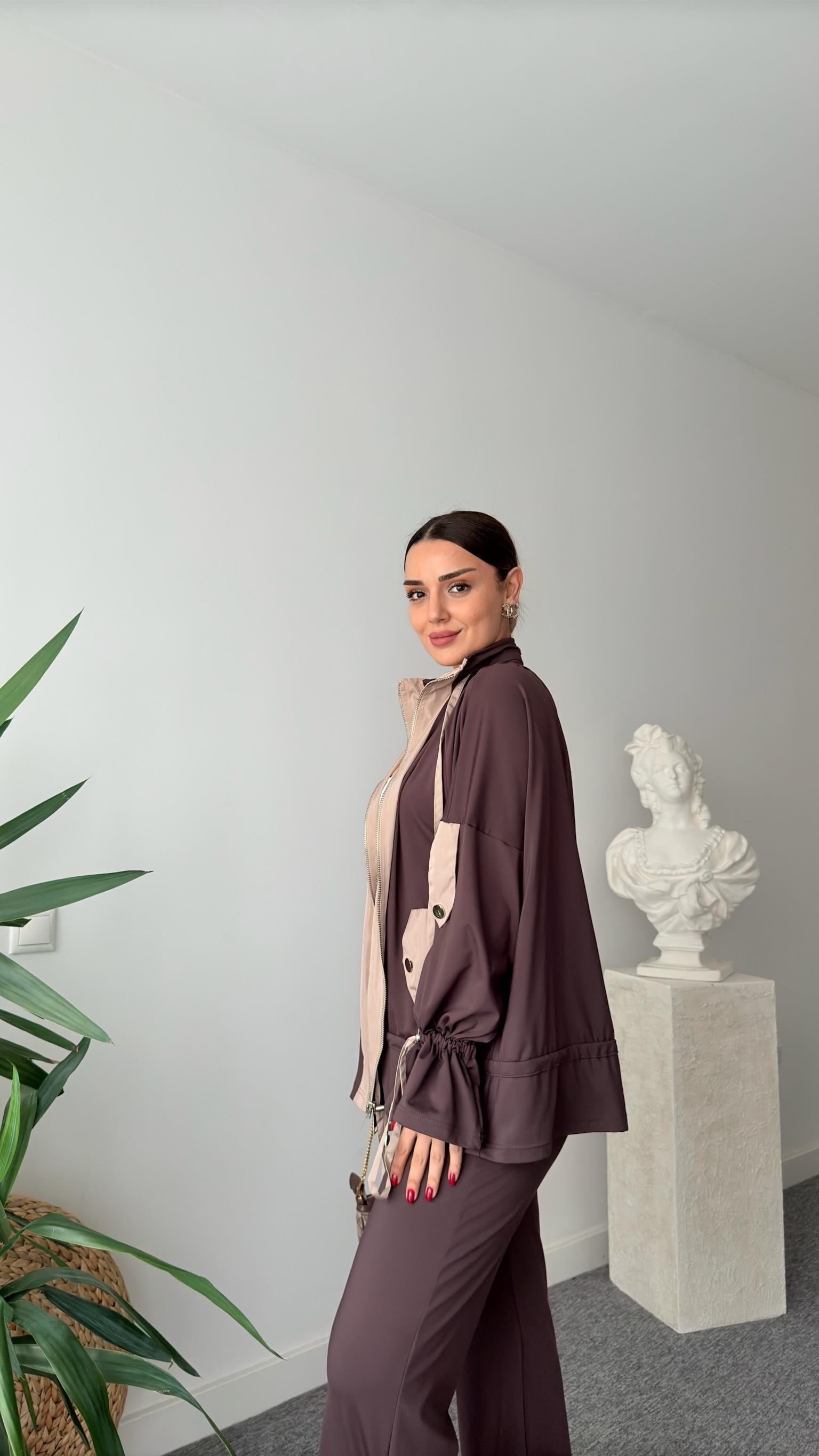 Kahve Brest Marka Model Premıum Takım