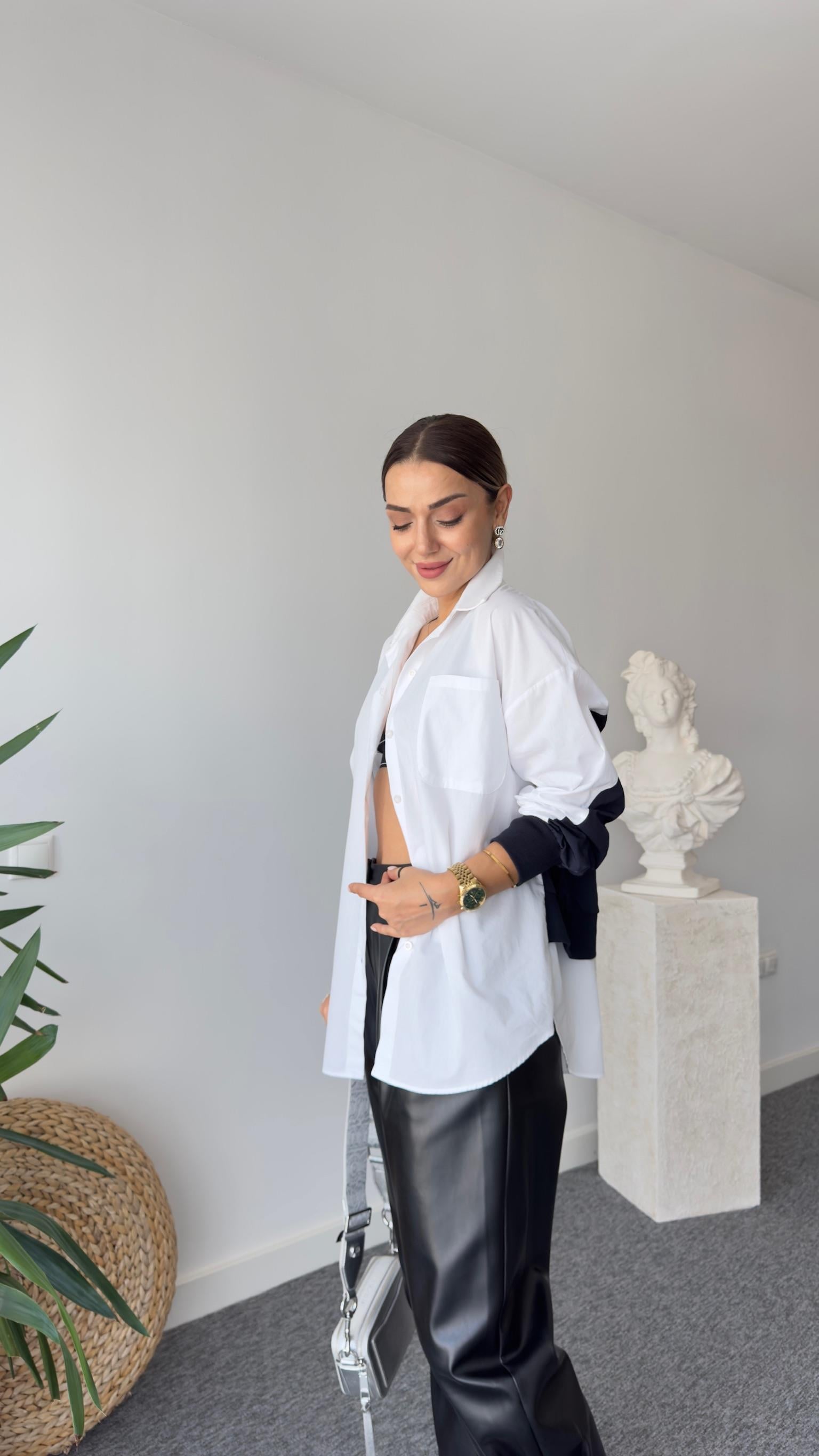 Tws Model Sırt Lacivert Paraşütlü Gömlek