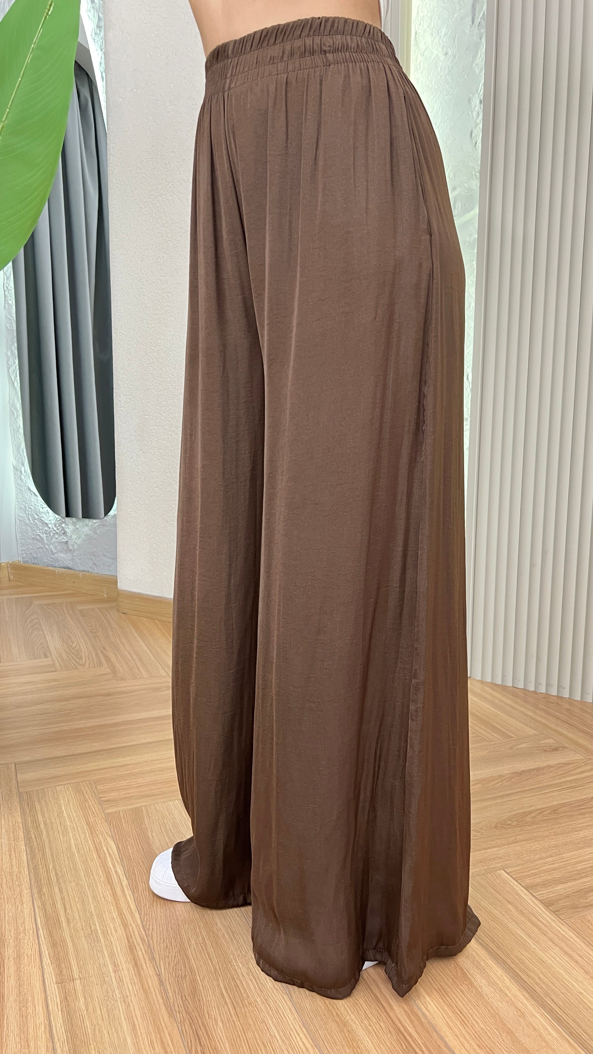 Kahve Zra Model Tiril Pantolon