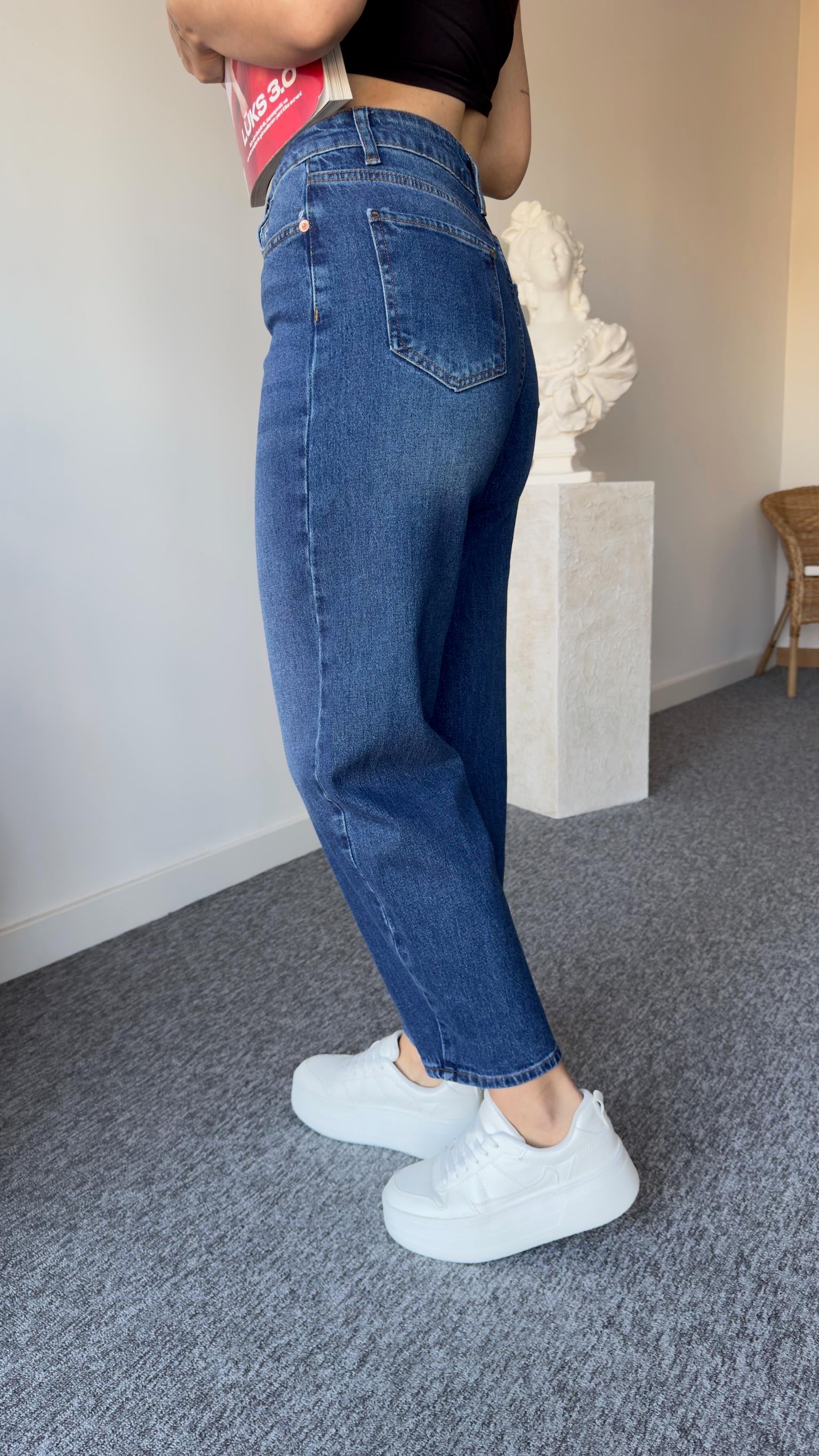 Orj Marka Lacivert Balon Jean