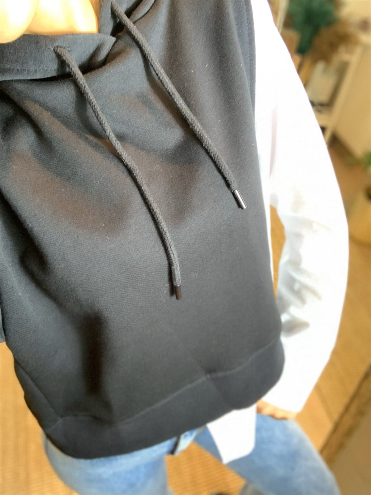 Gömlek Detaylı Sweatshirt