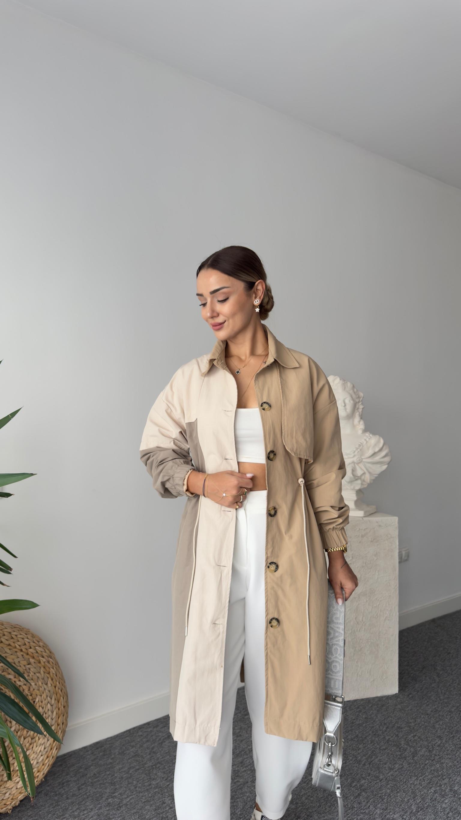 Tws Model Üç Renk Trençkot