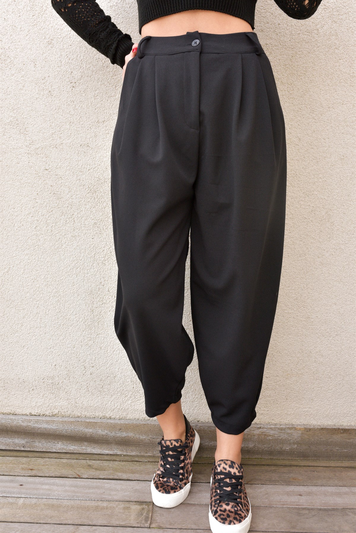Şalvar Model Siyah Pantolon