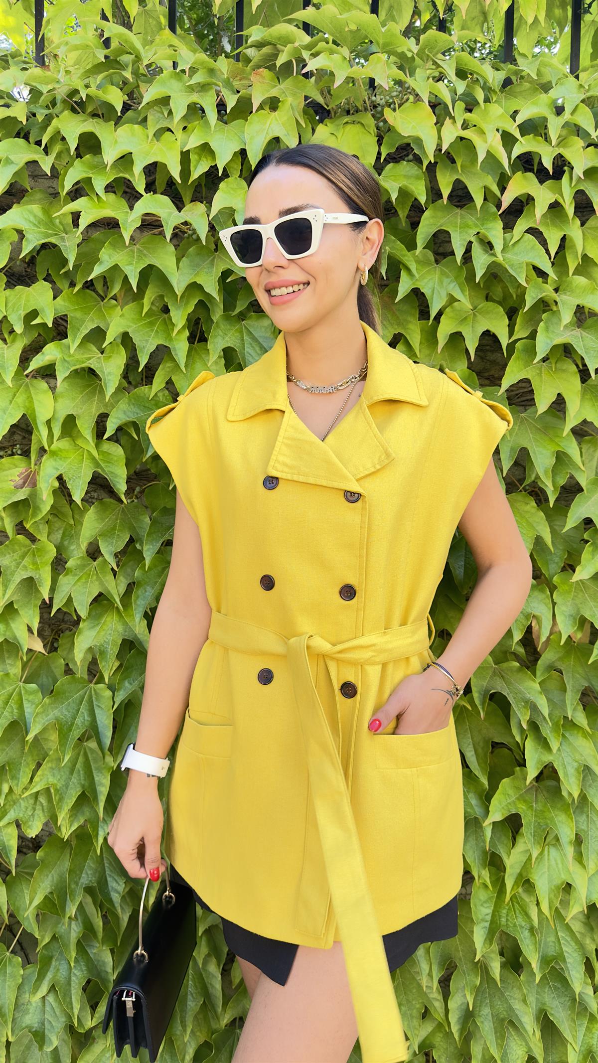 Lein Zra Model Sarı Yelek