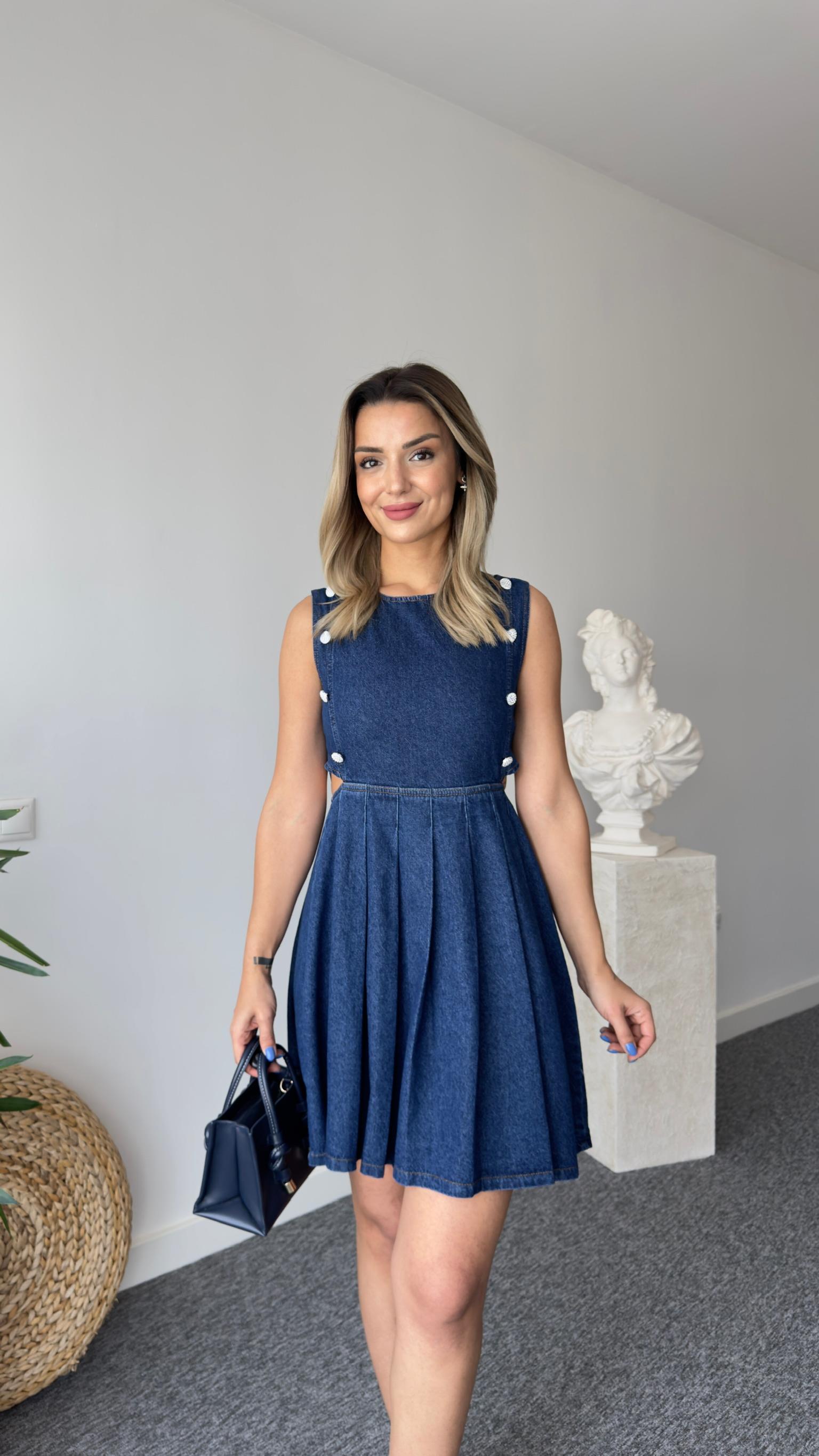 Marka Model Pilise Etekli Kot Elbise 
