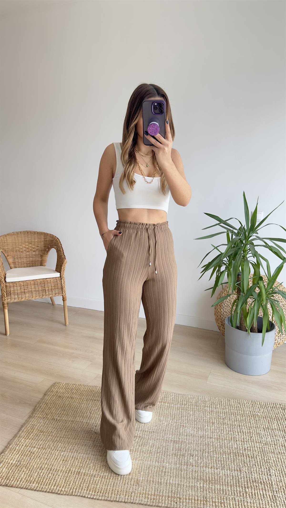 Zra Model Bej Pantolon