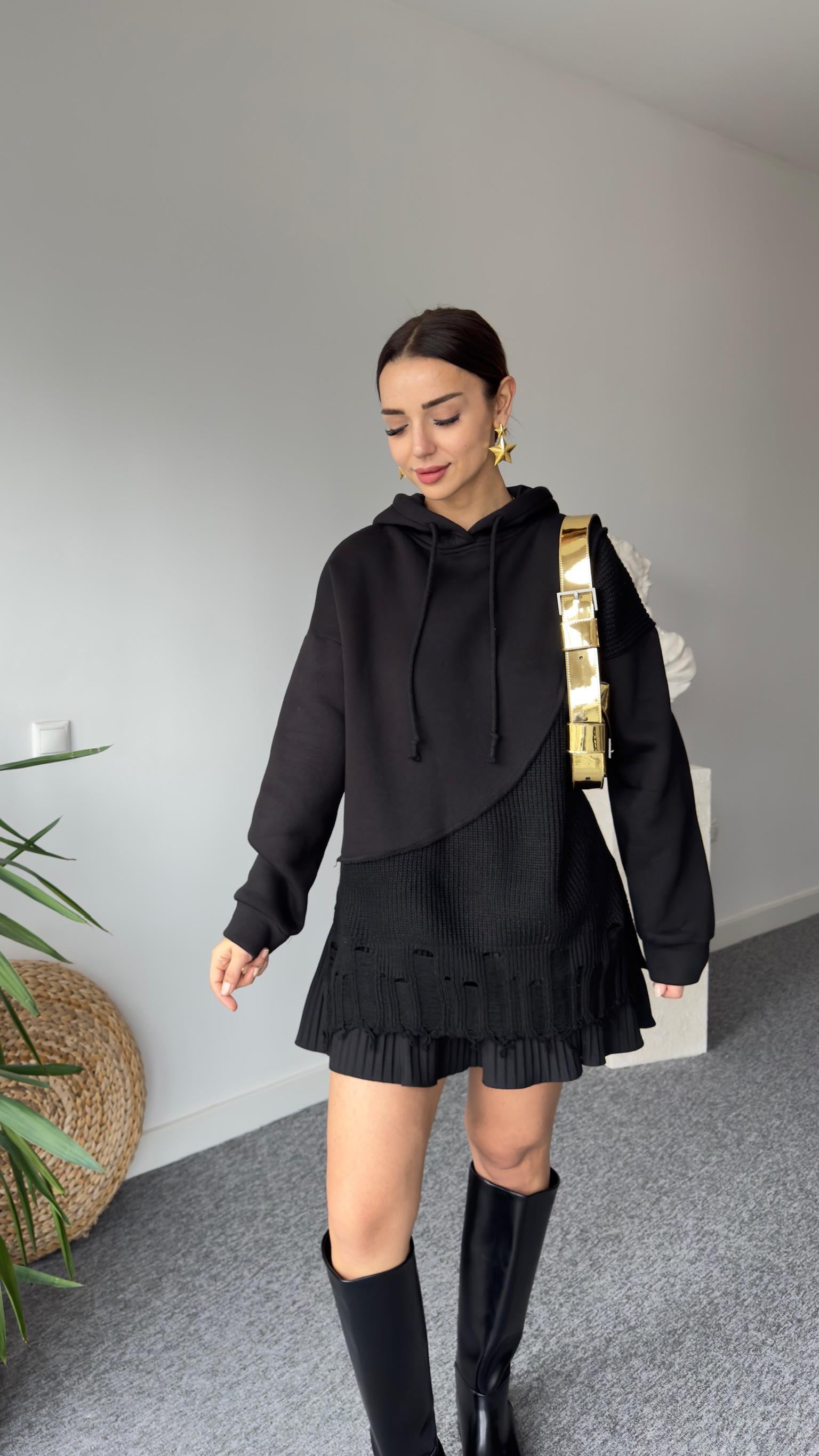 Zra Model Triko Garnili Tasarım Sweat