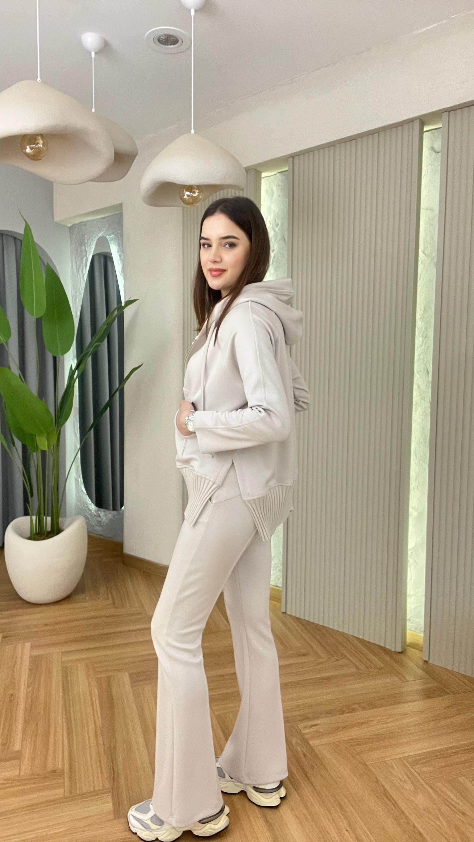 Matze Lastikli Sweat Pantolon Modal Takım
