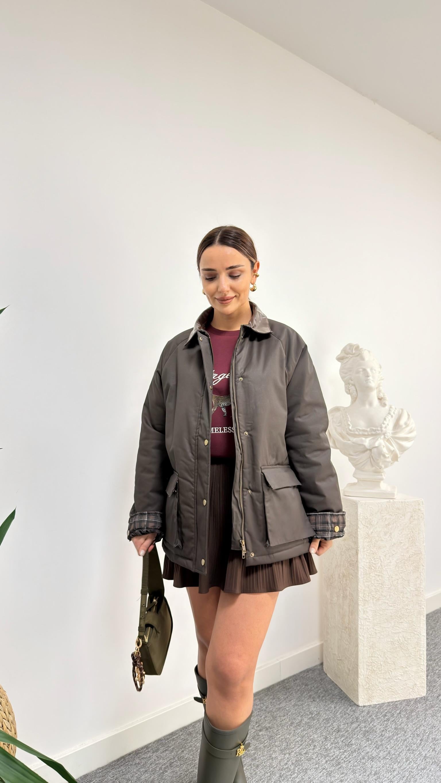 Velse Zra Model İç Ekoseli Mont