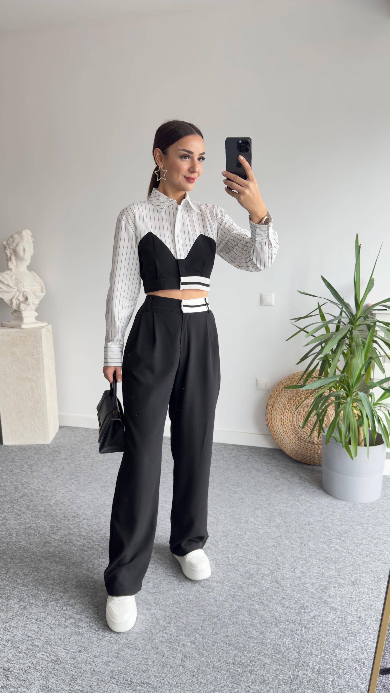 Senty Orj Model Şerit Detay Pantolon