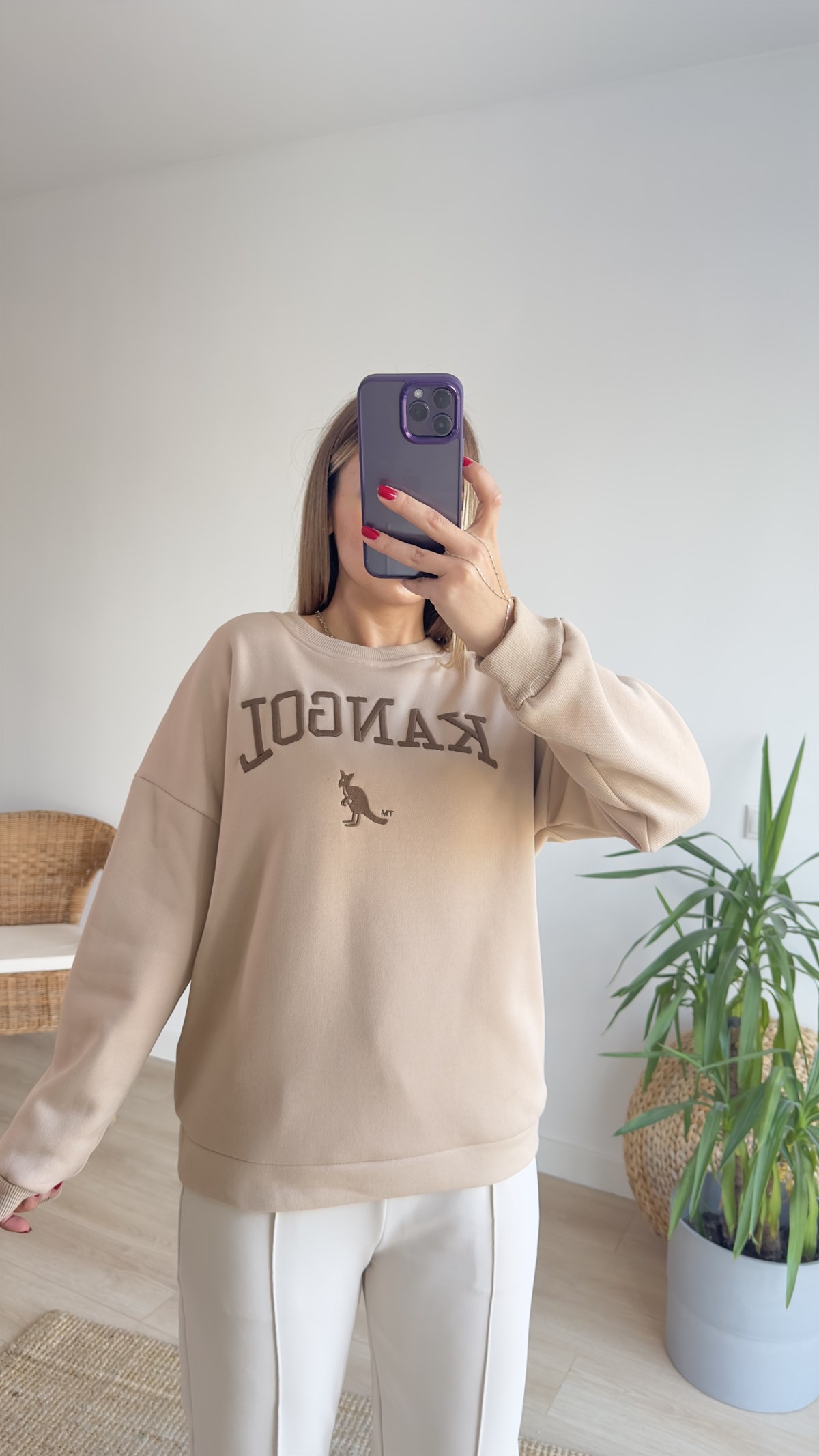 Kangol Bej Sweat