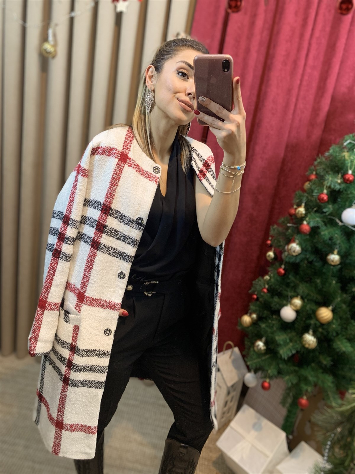Astarlı Çizgili Kaban