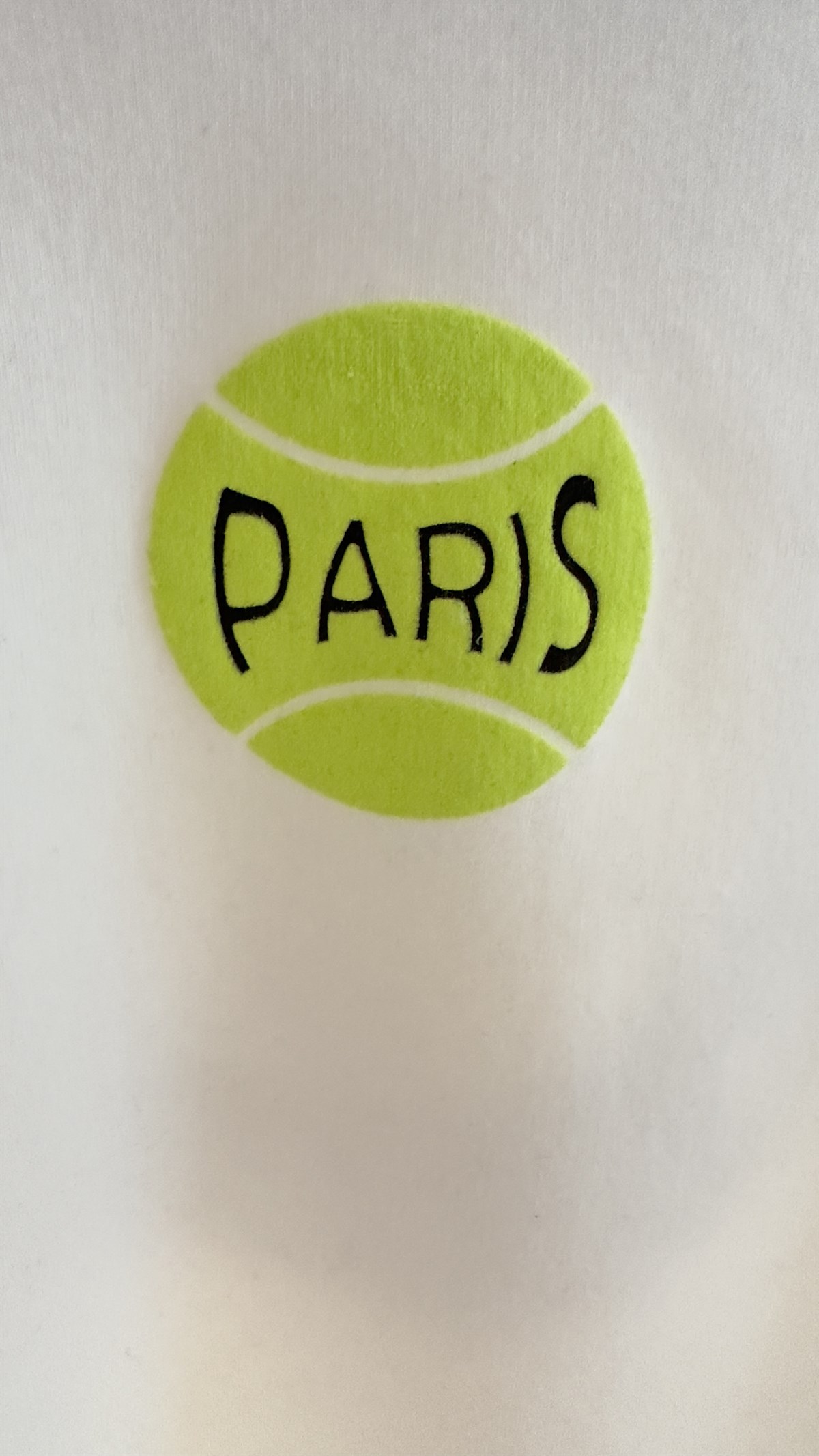 Paris Baskı Beyaz Sweatshirt