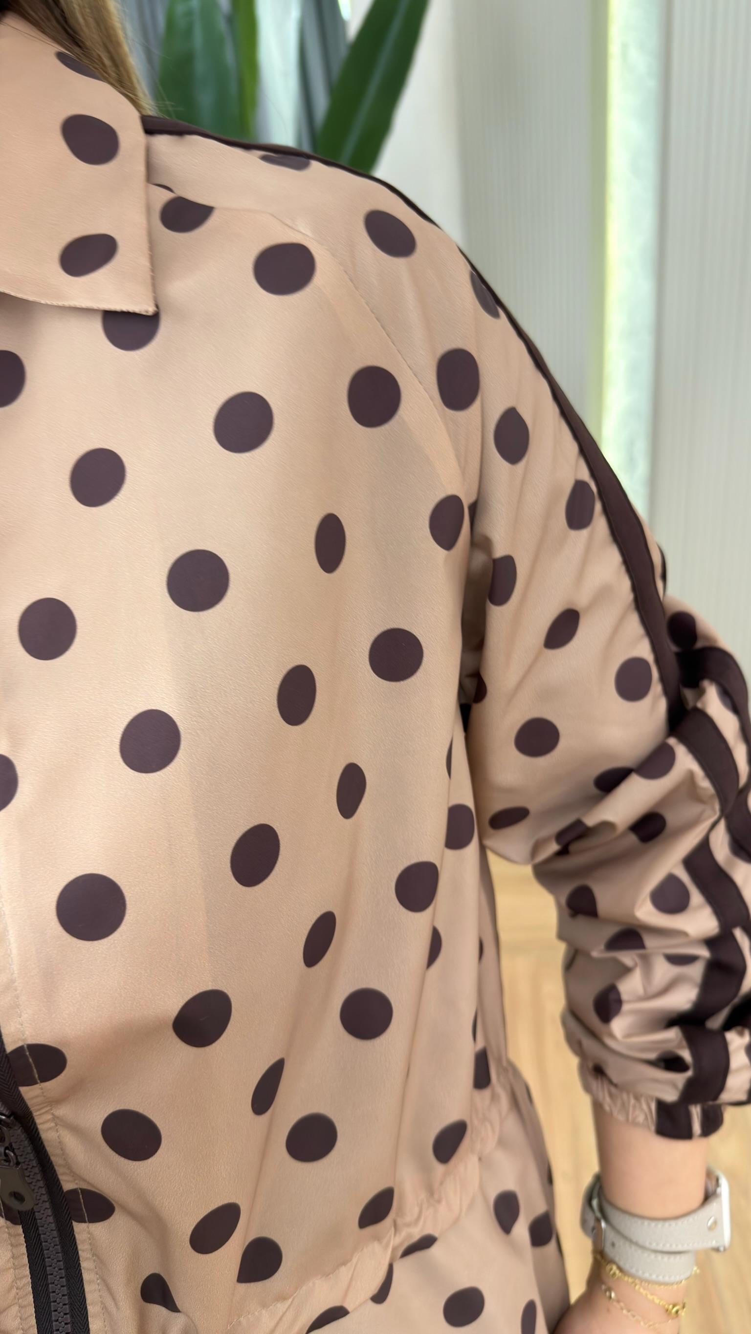 Jenny Puantiyeli Bel Büzgülü Mix Takım