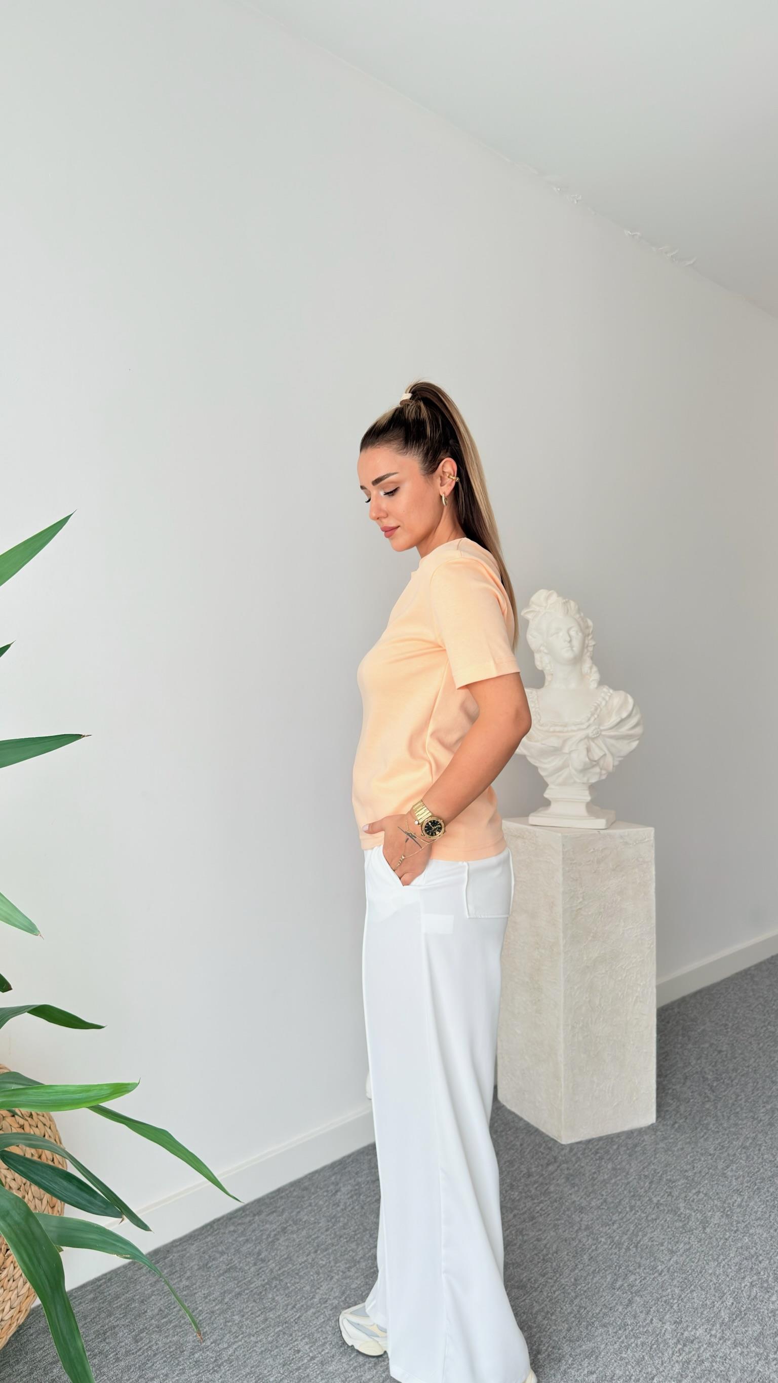 Somon Falmo Bisiklet Yaka Massi Tshirt