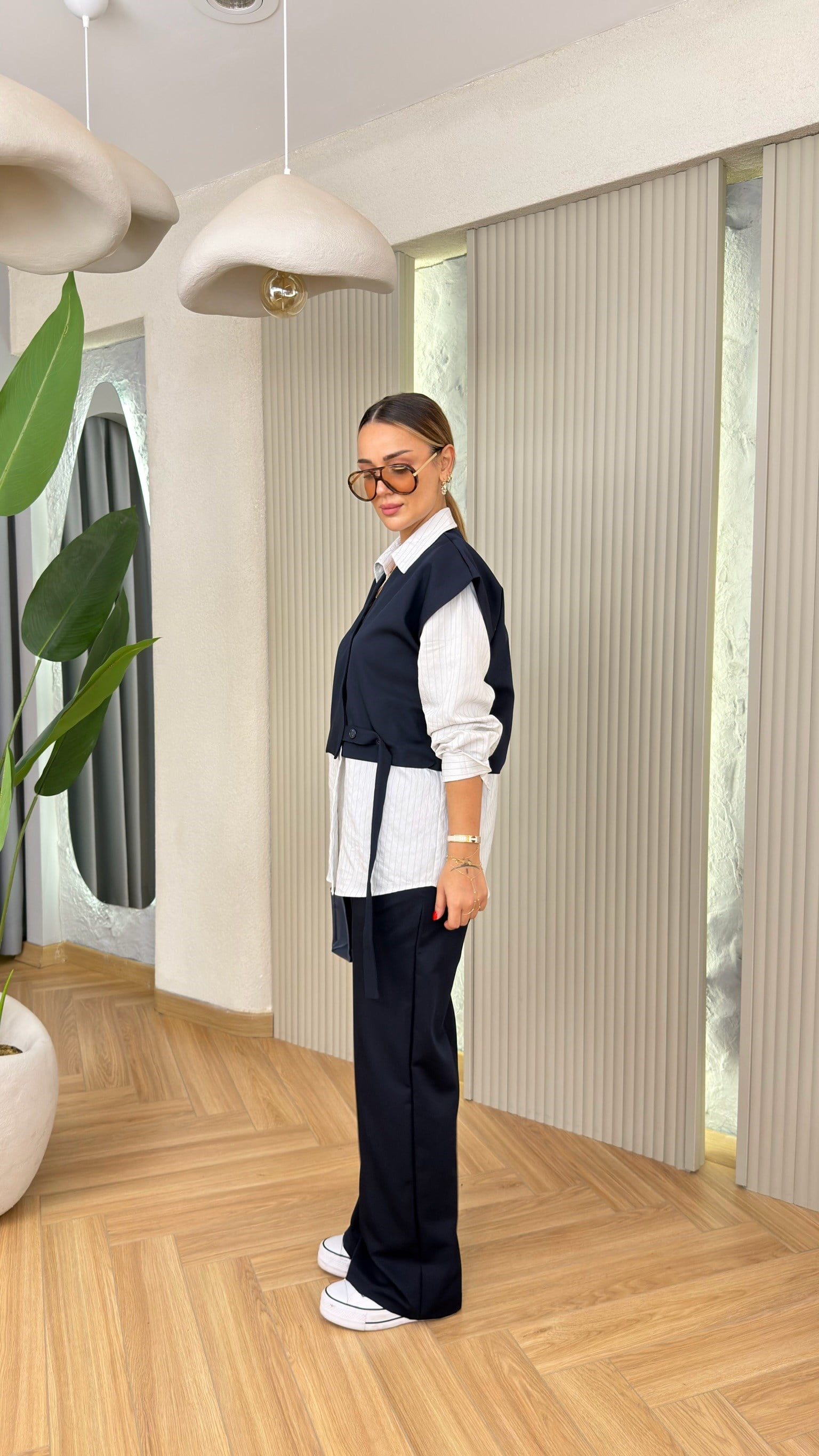 Neslina Orj Model Gömlek Pantolon Takım(ÖN SİPARİŞ ÜRÜNÜ)