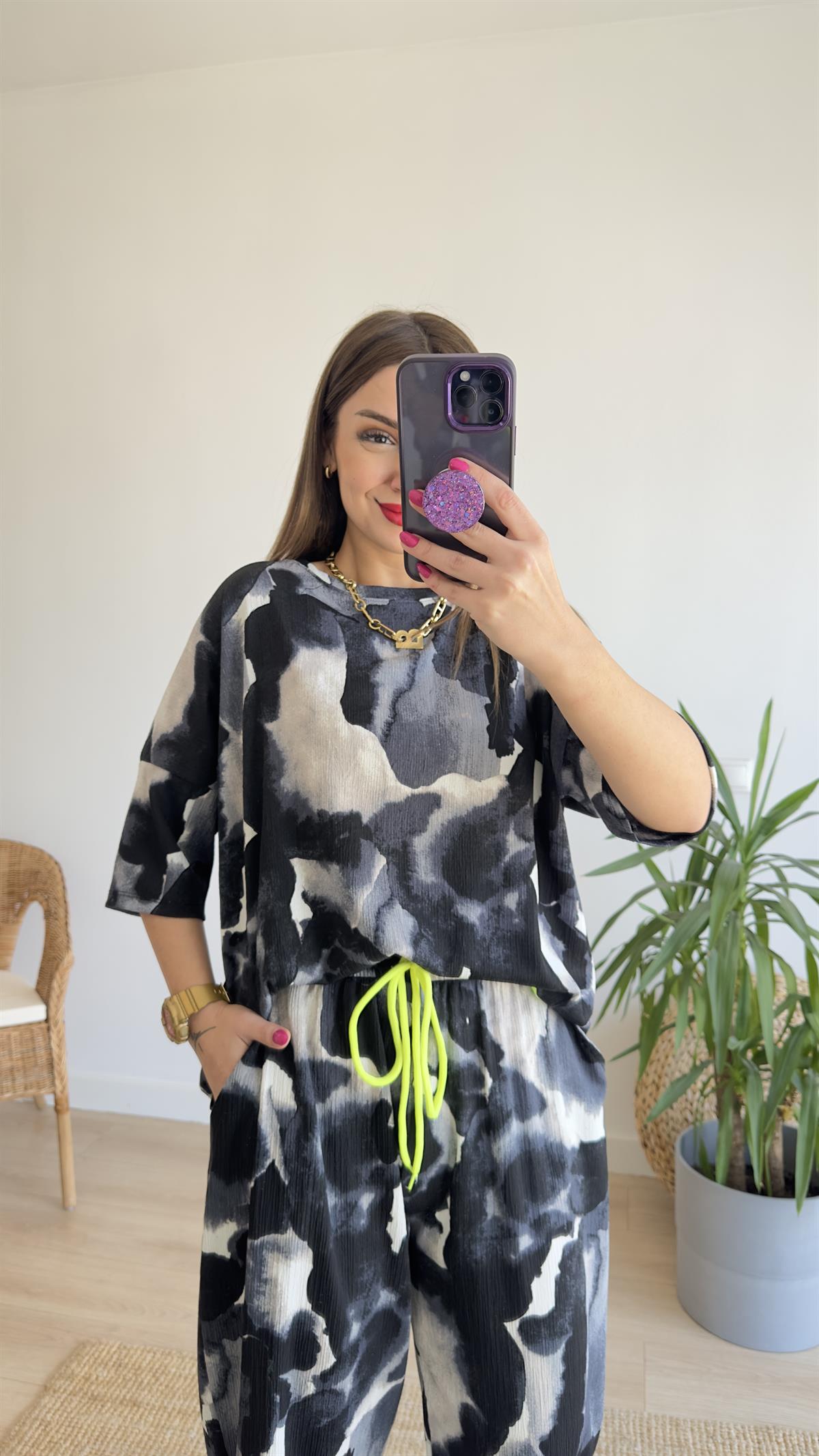 Batik Desen Armalı Salaş Takım