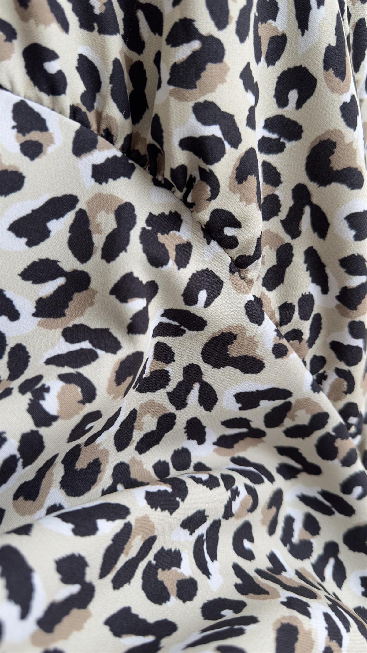 Teta Leopar Desen Elbise