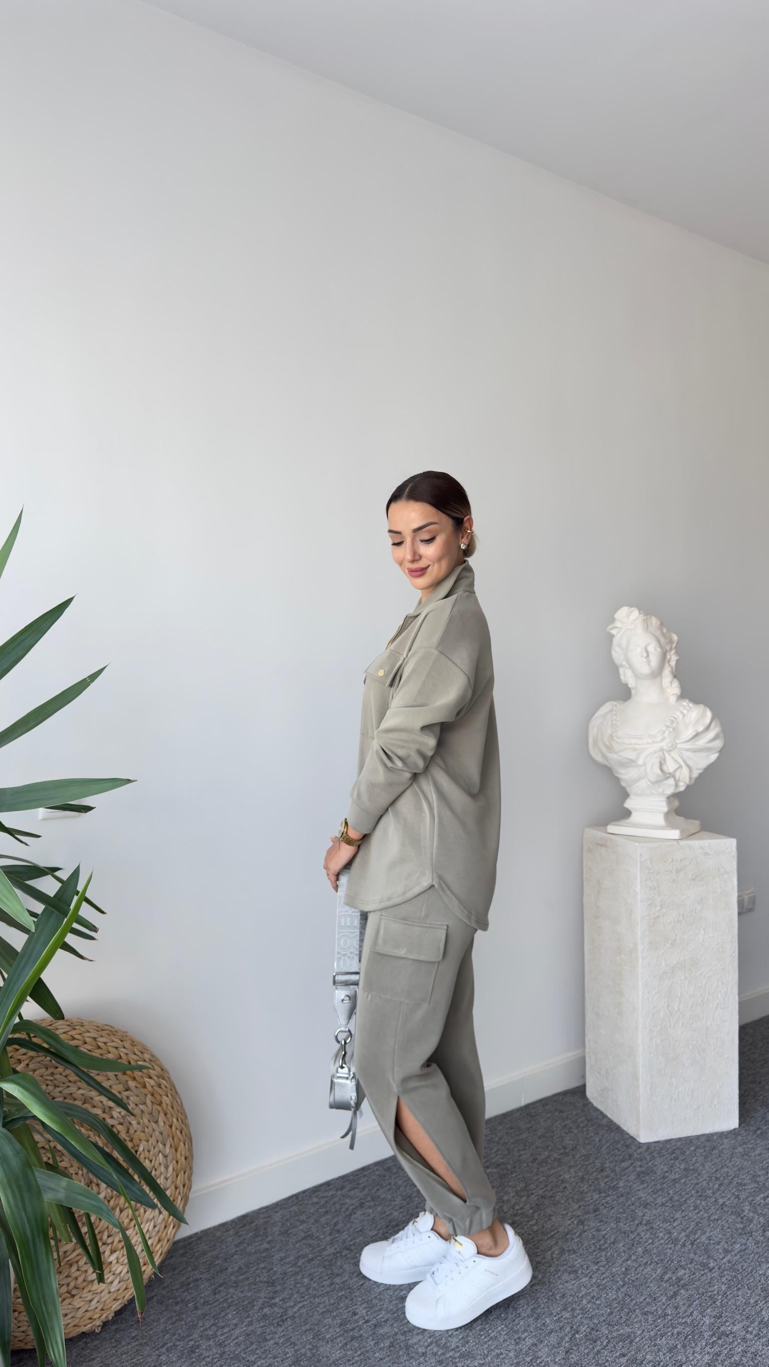 Viba Ntwrk Model Modal Haki Eşofman Takımı