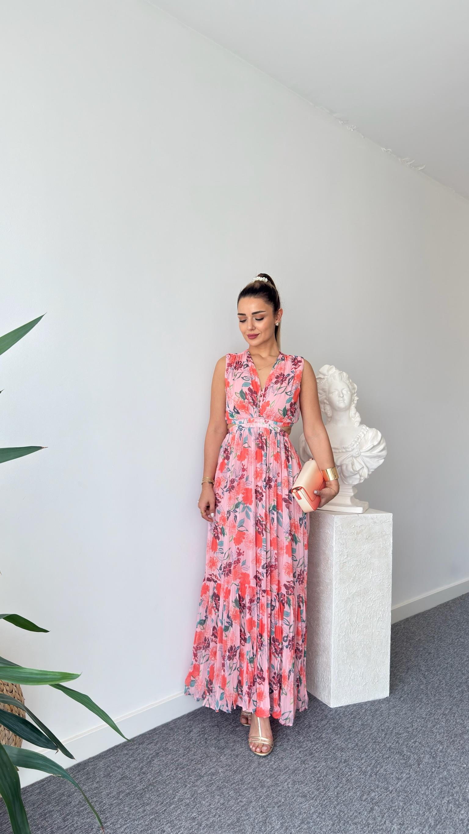 Salita Marka Model Çiçek Desenli Elbise 