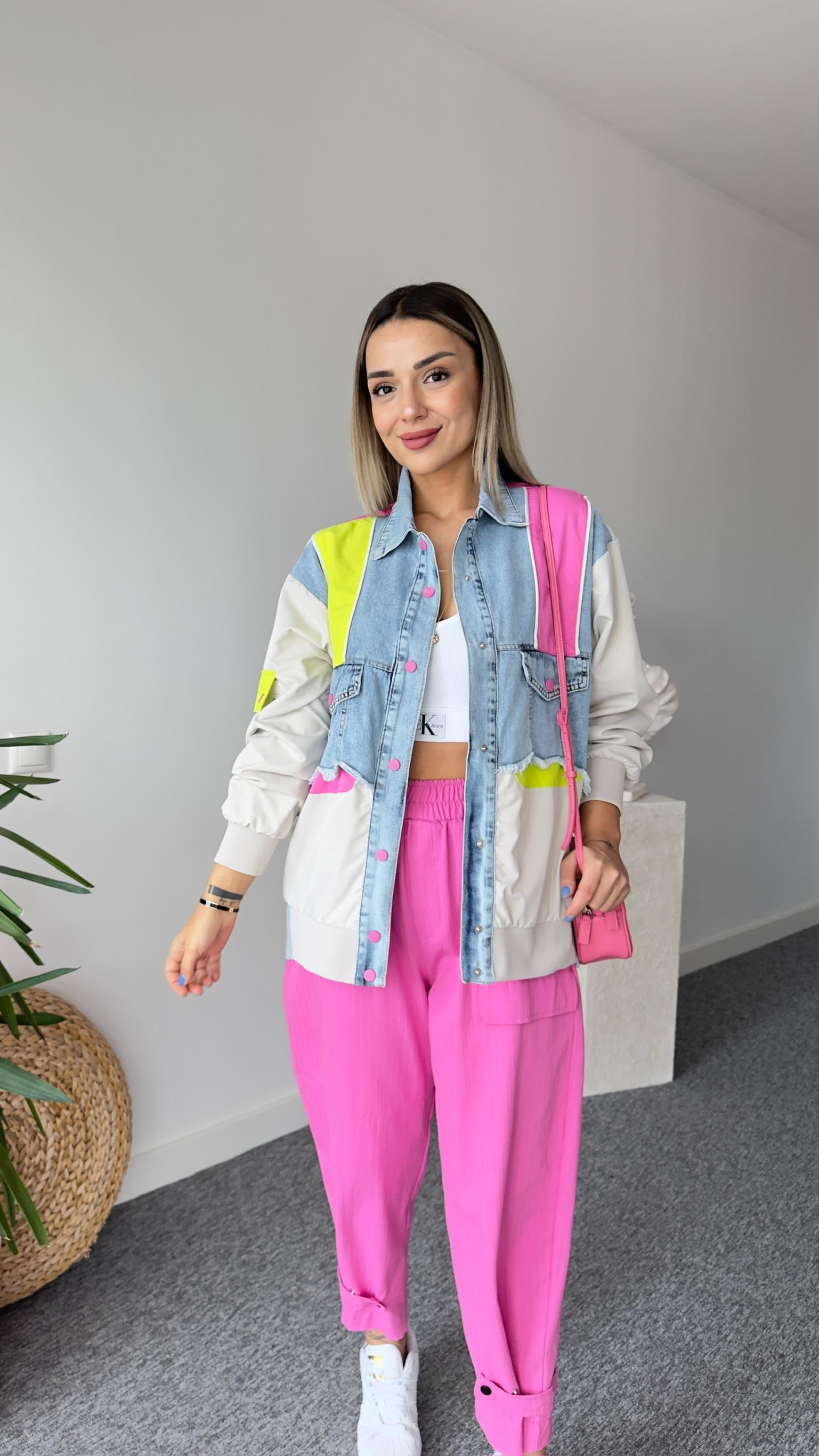 Lionel Neon Geçişli Tasarım Ceket