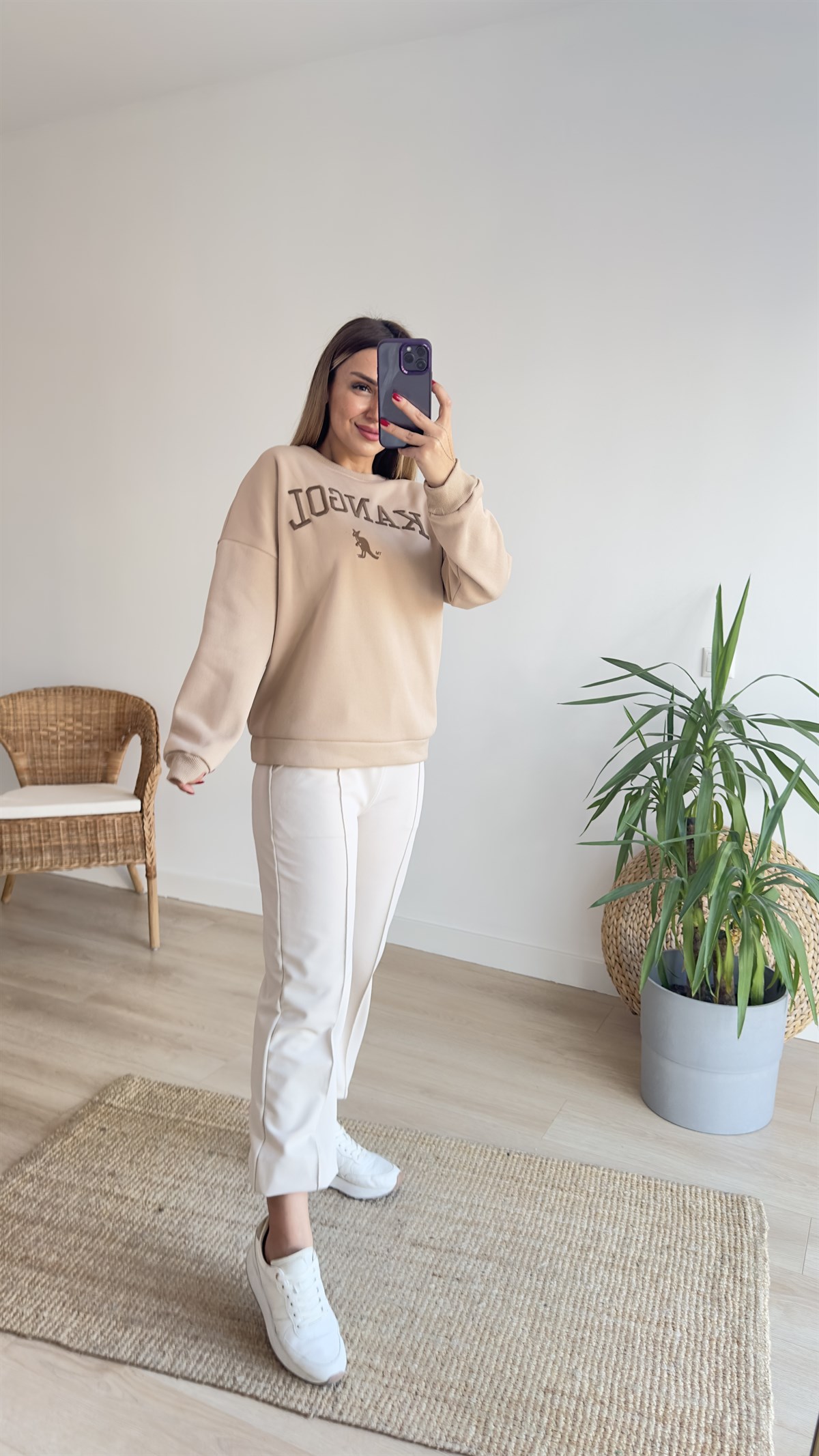 Kangol Bej Sweat