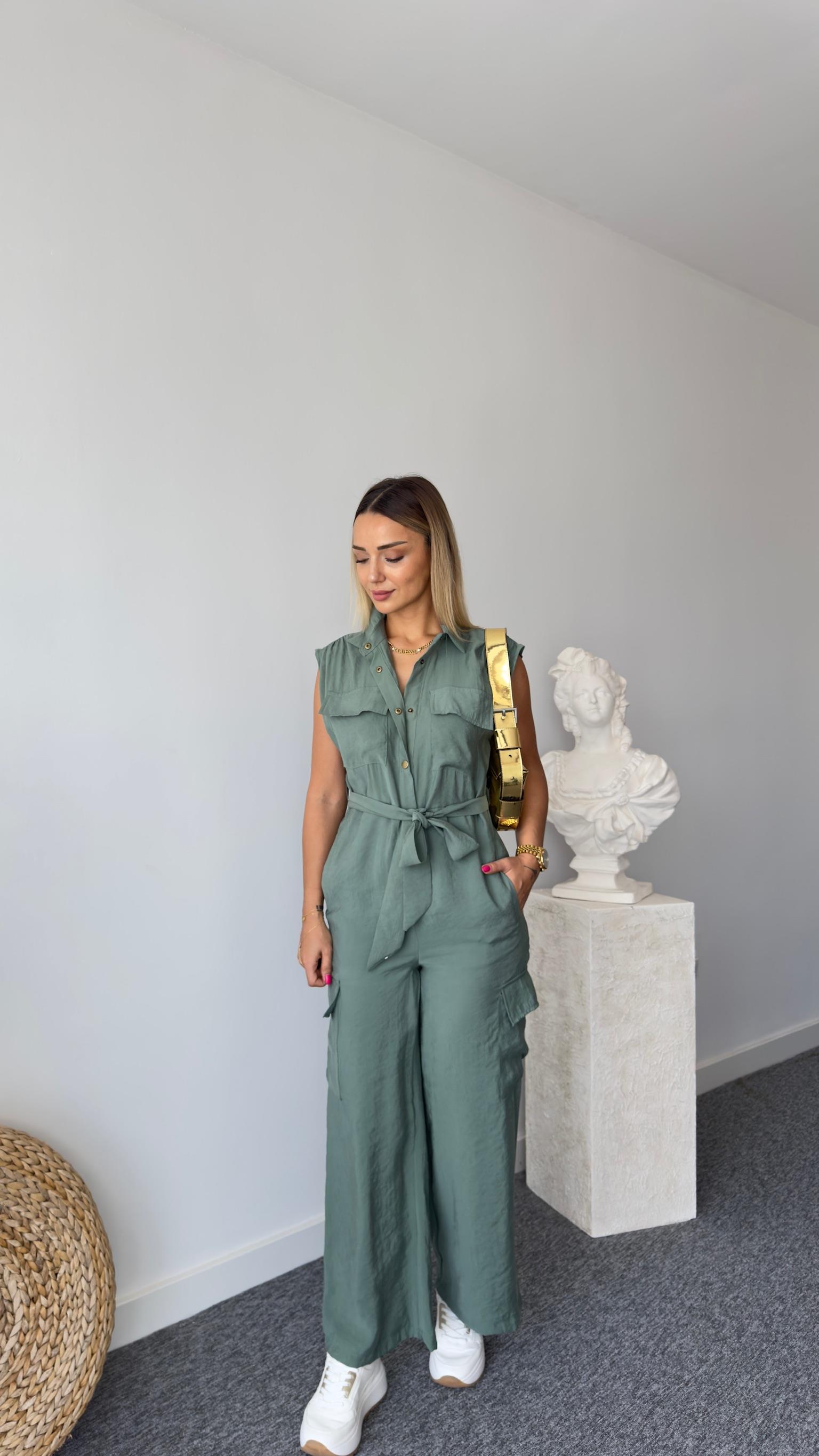 Enor Orj Marka Yeşil Tulum 