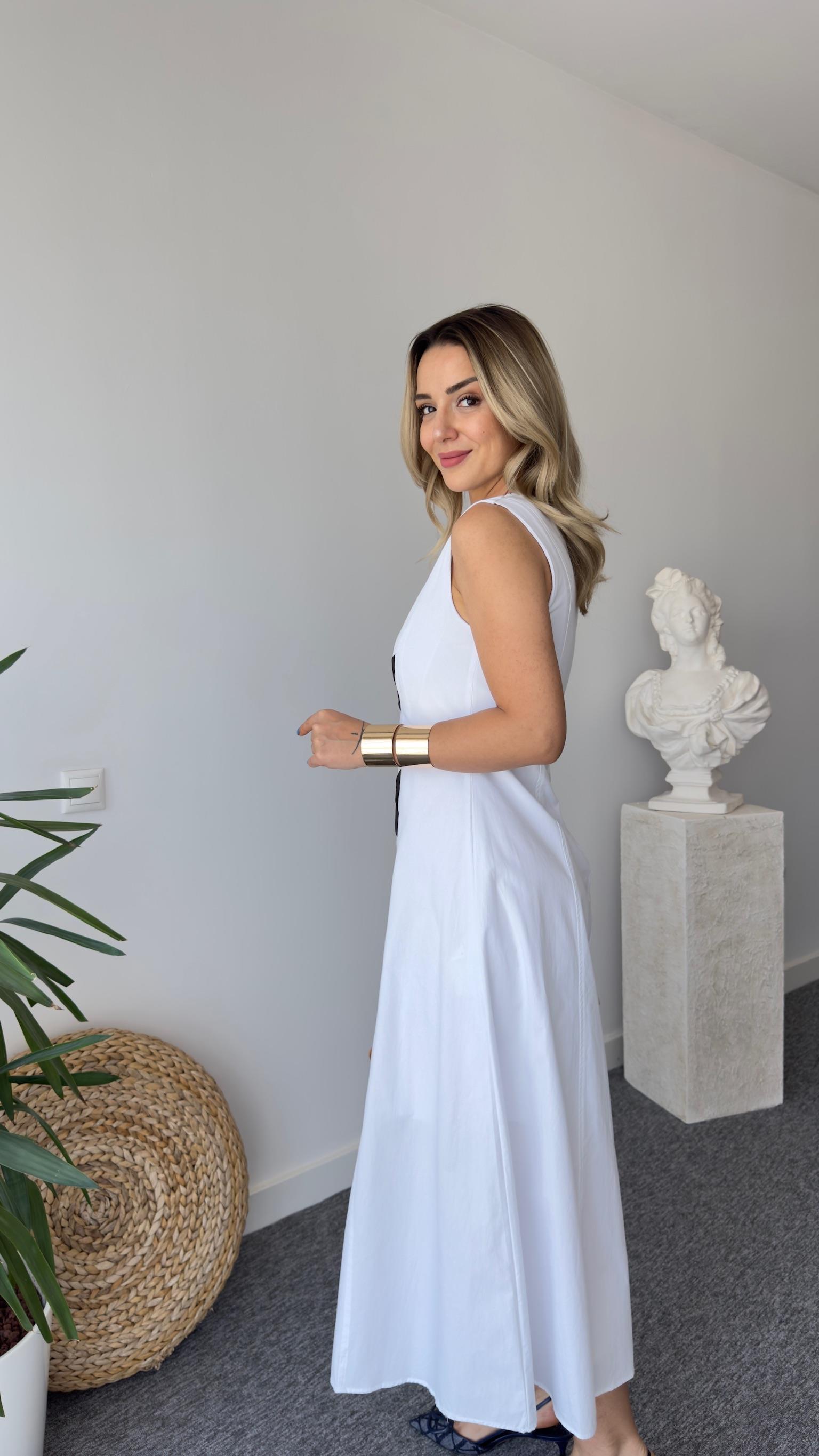 Marka Model Bantlı Seranay Elbise