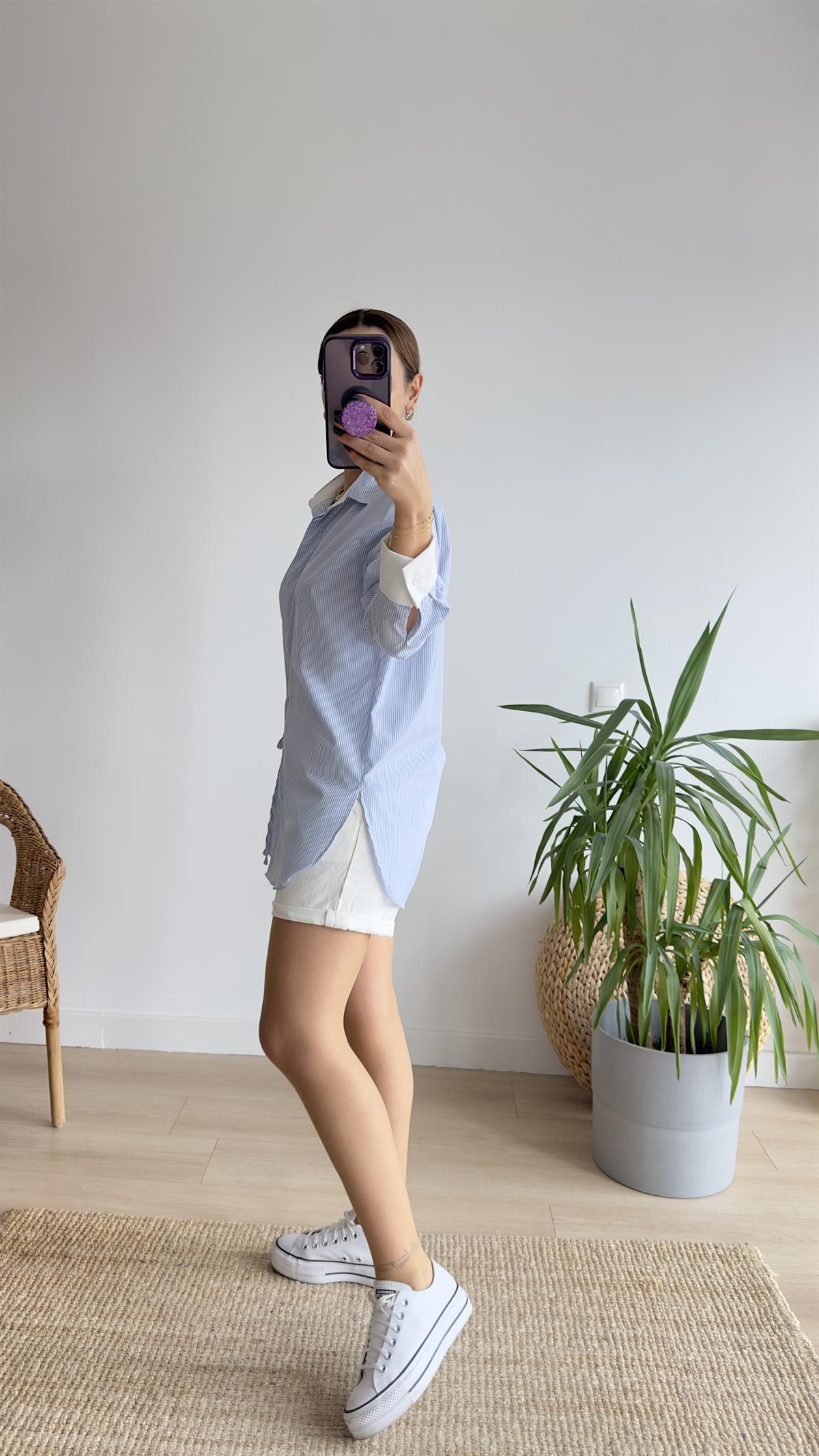 Blun Zra Model Çizgili Gömlek
