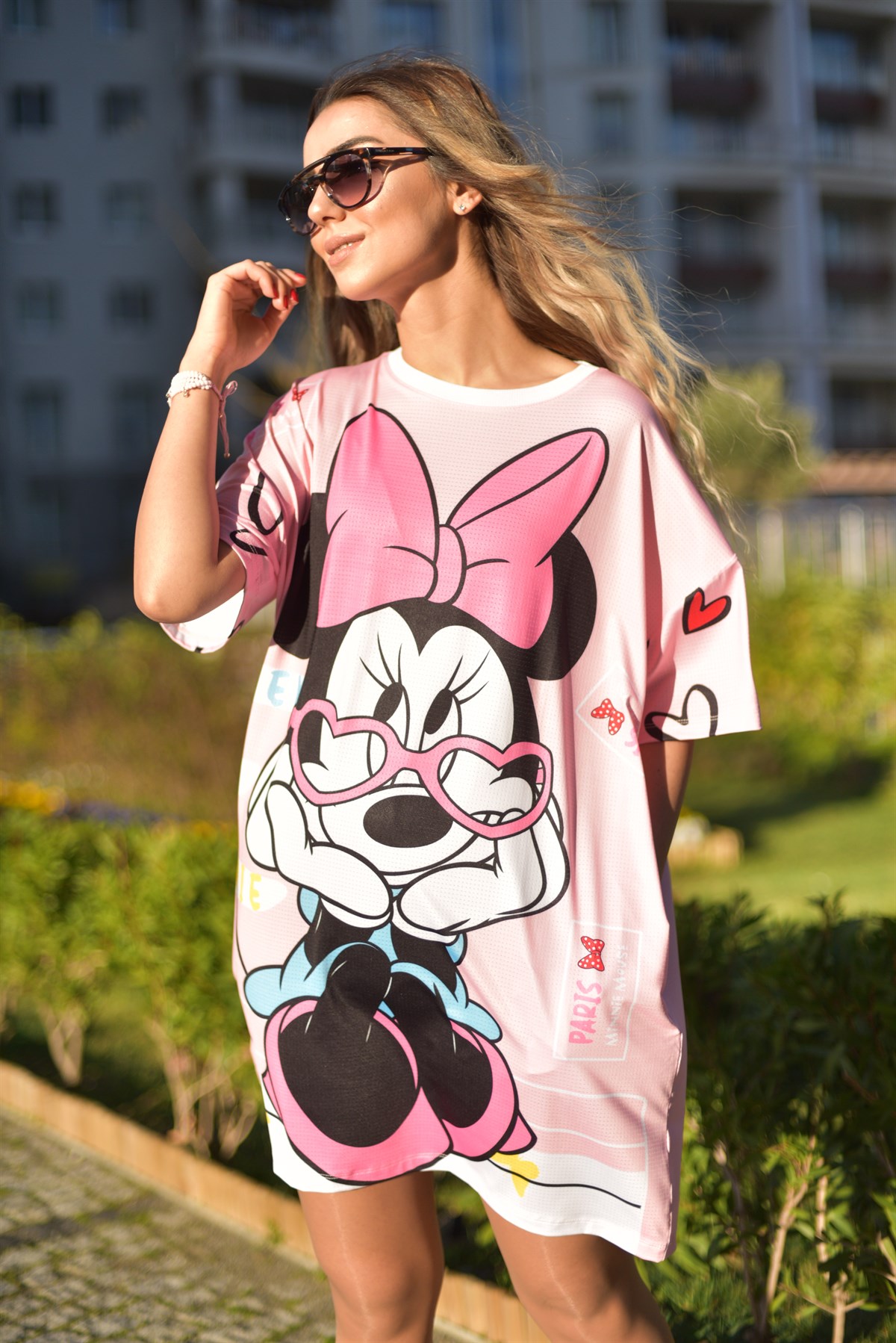 Minnie Baskılı Tunik