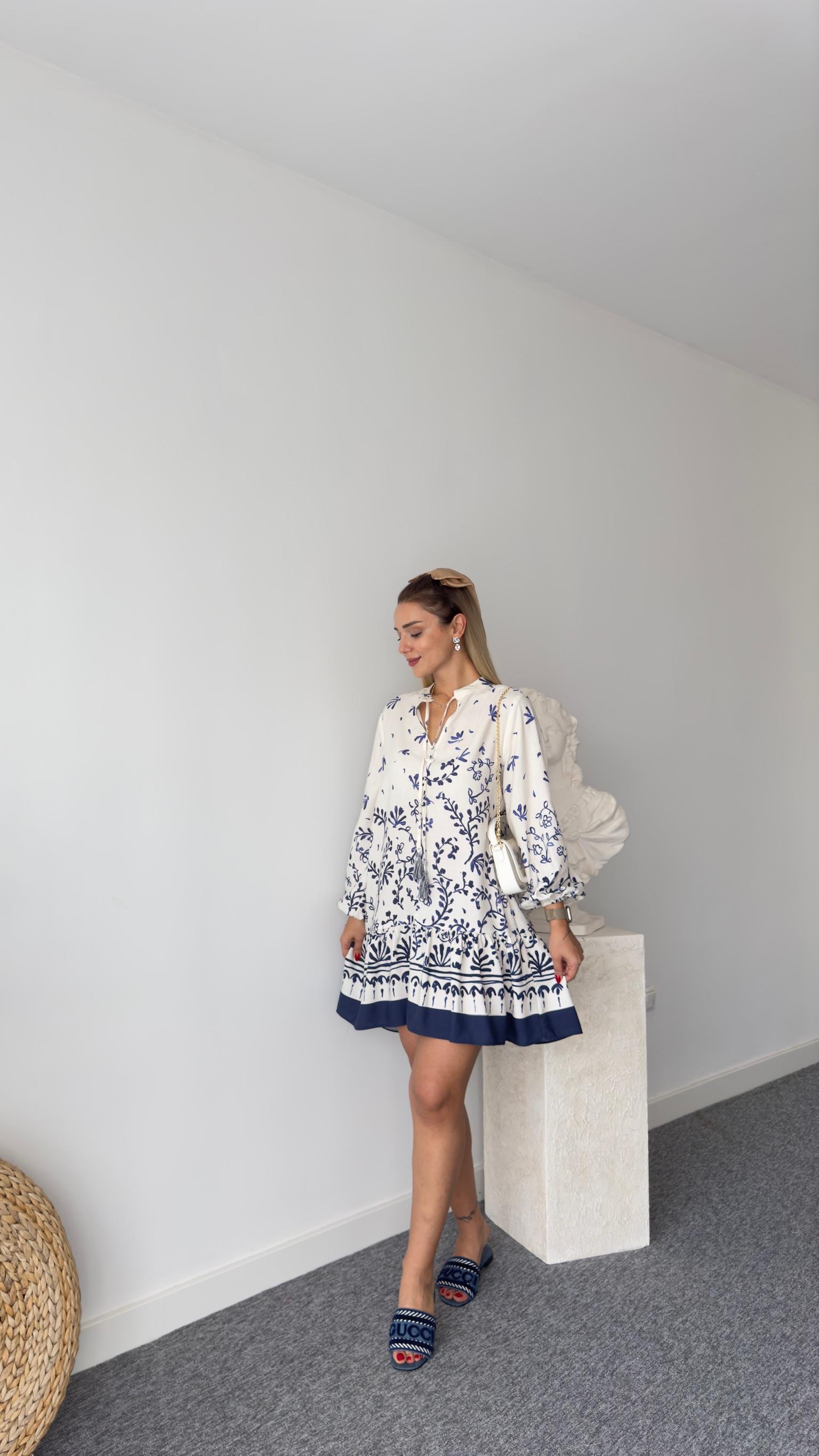 Zra Model Natural Bohem Elbise