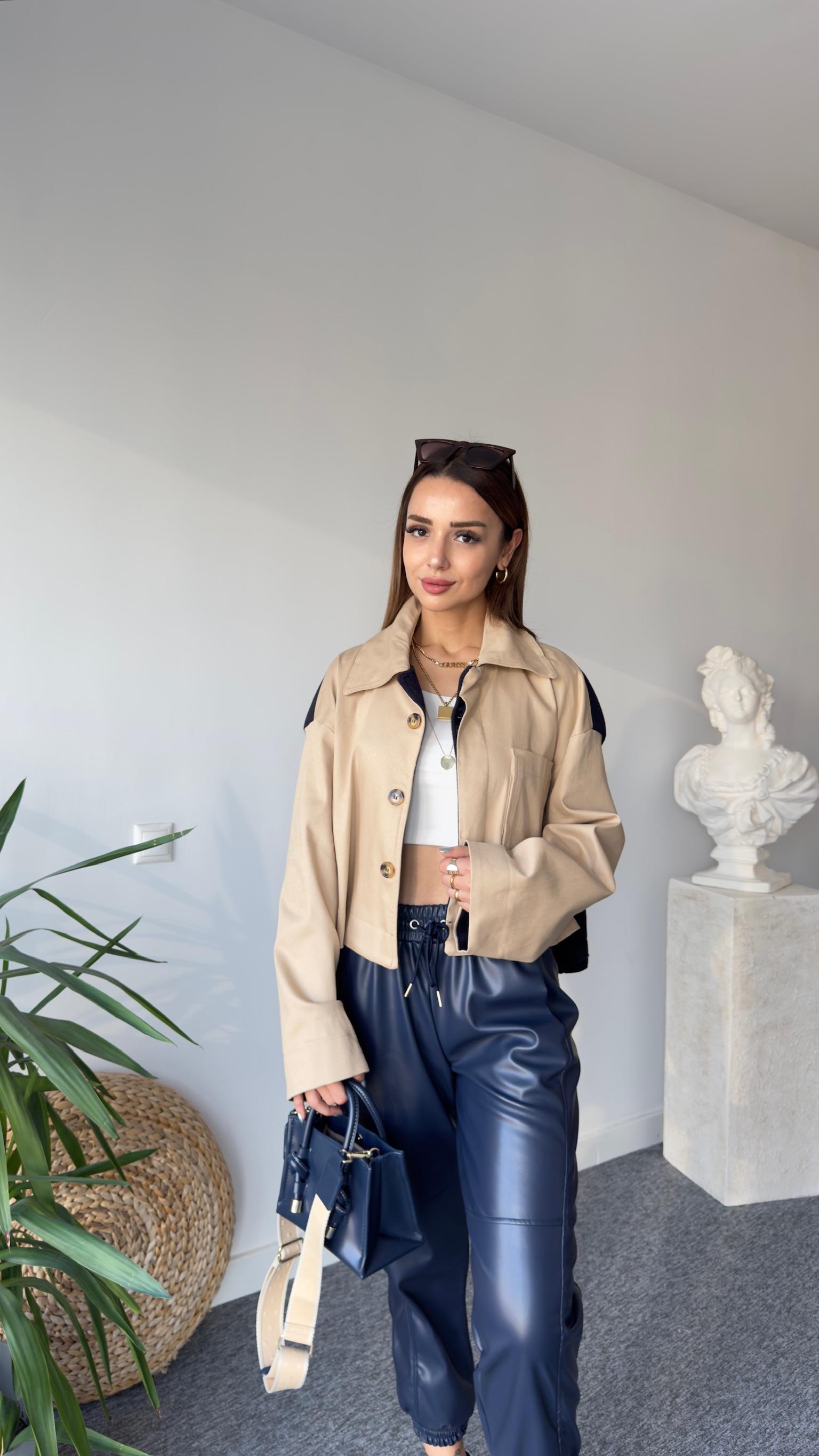 Ony Zra Model Sırt Kaşe Kumaş Ceket
