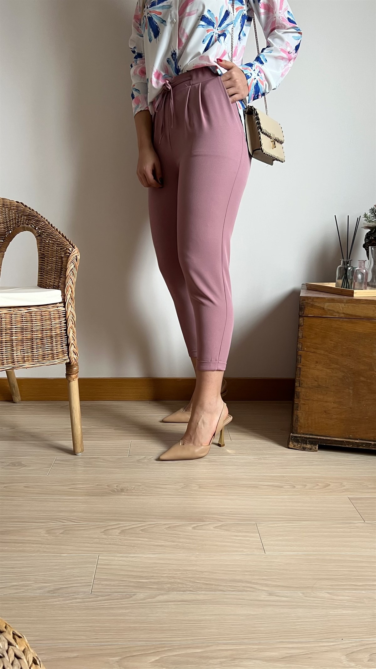 Gül Kurusu Havuç Pantolon