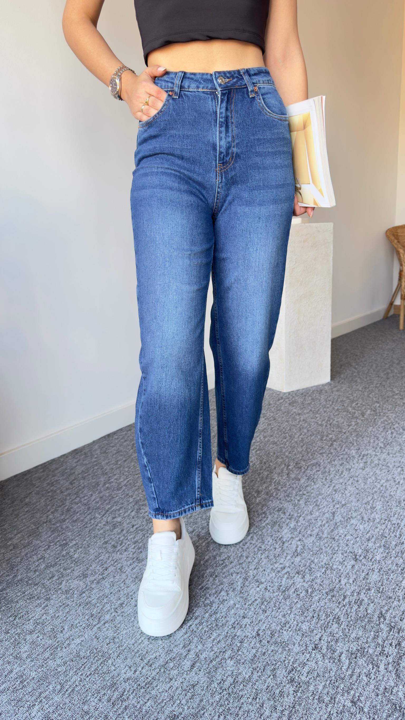 Orj Marka Lacivert Balon Jean