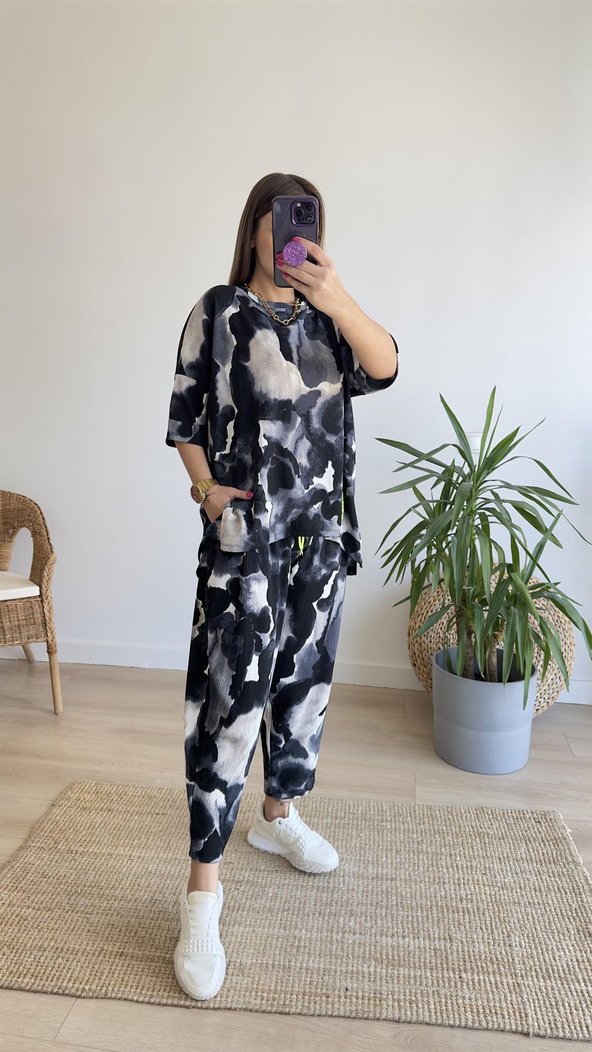 Batik Desen Armalı Salaş Takım