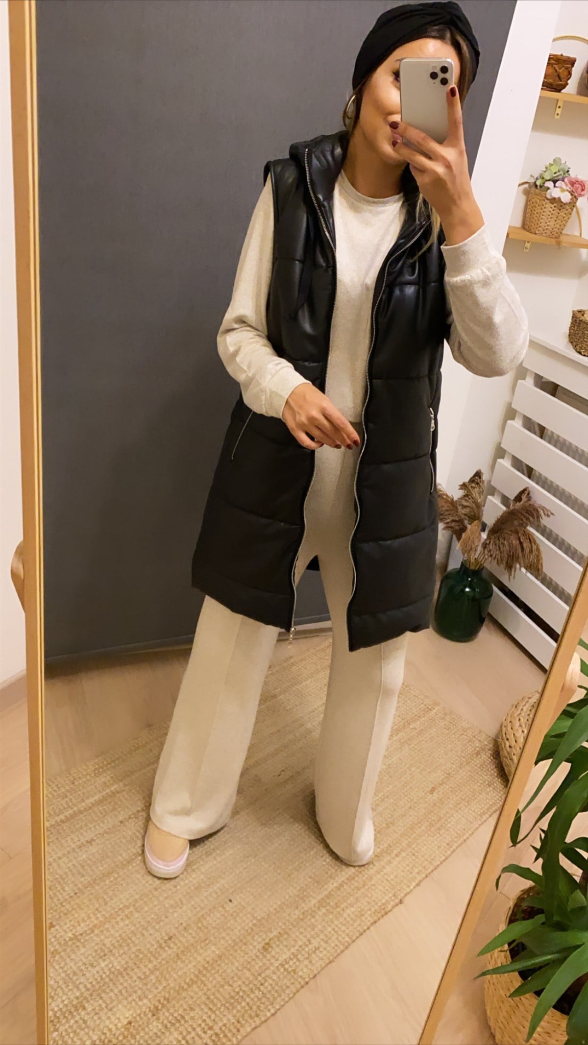 Zara Model Deri Yelek