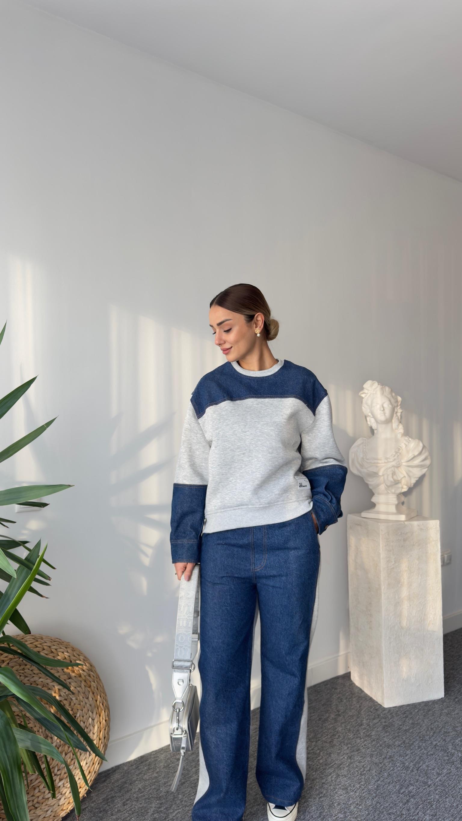 Benora Kot Garnili Sweat Takım