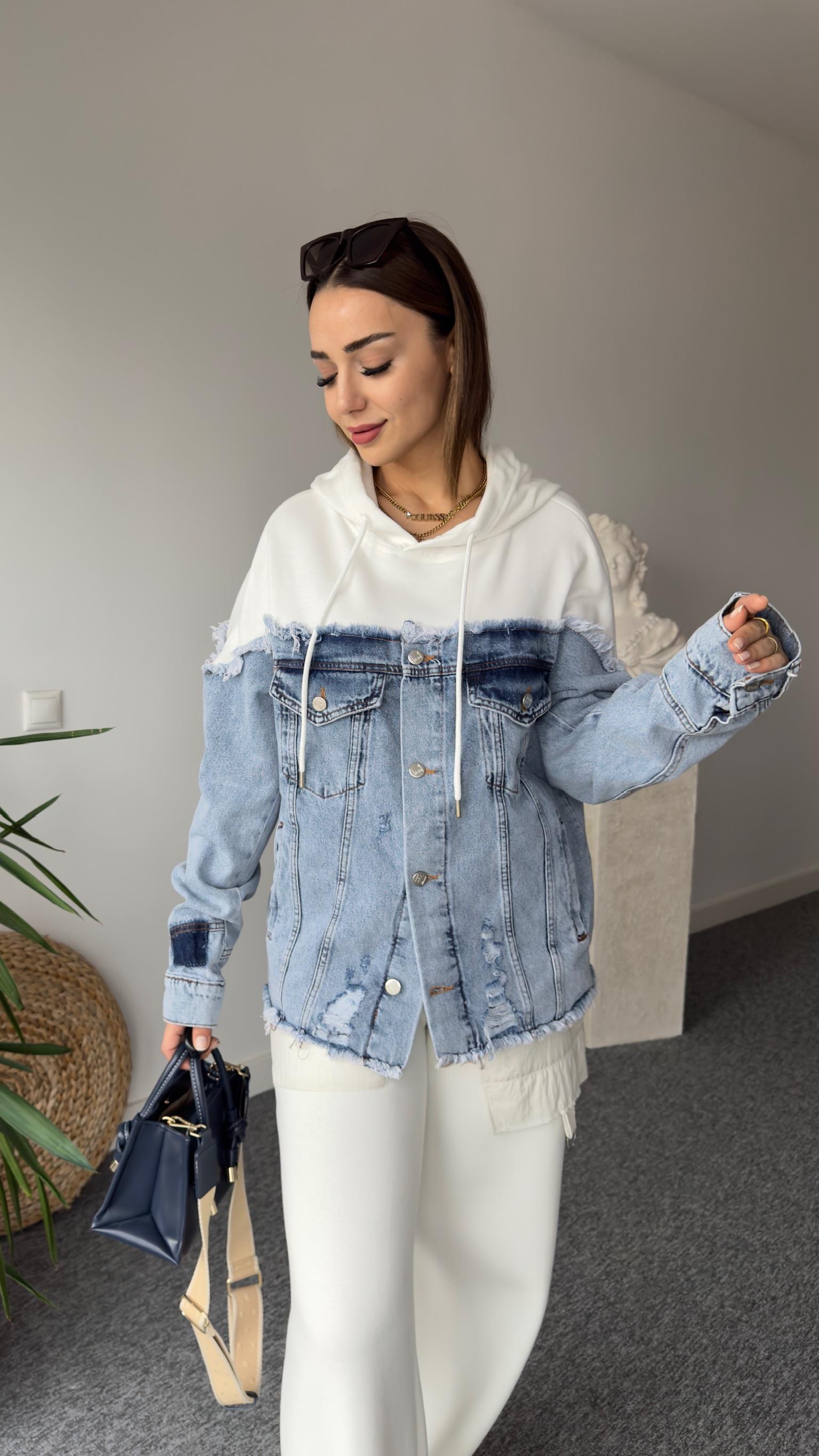 Judet Kot Detay Kapüşonlu Sweat