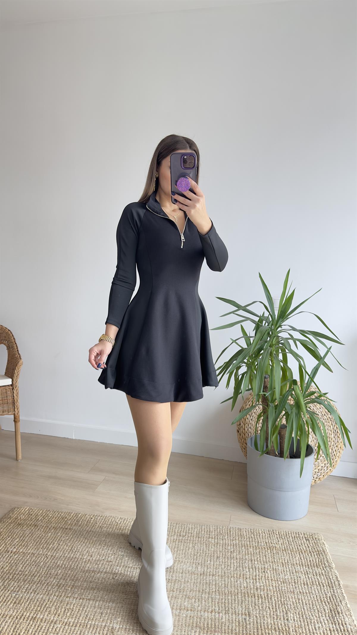 Marka Model Scuba Detay Elbise 