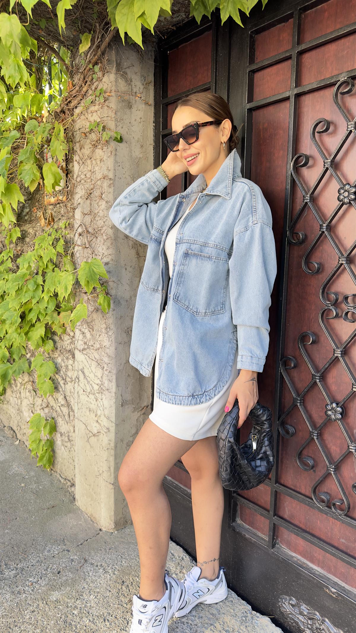 Salaş Cepli Basic Jean Ceket