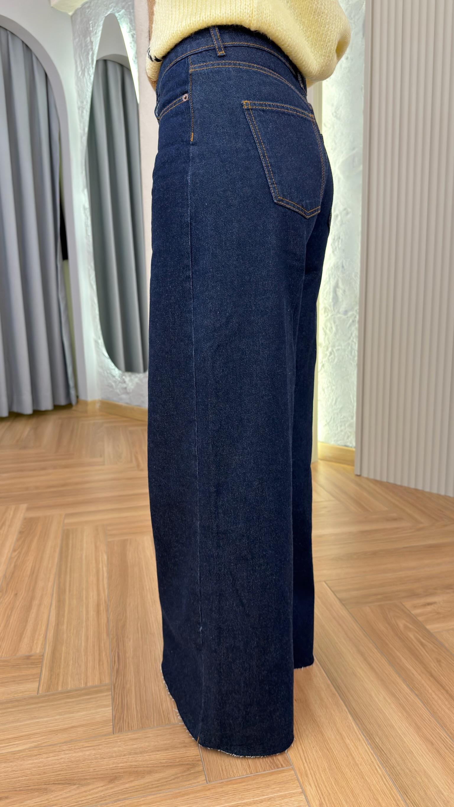 Laos Lacivert Bol Paça Jean