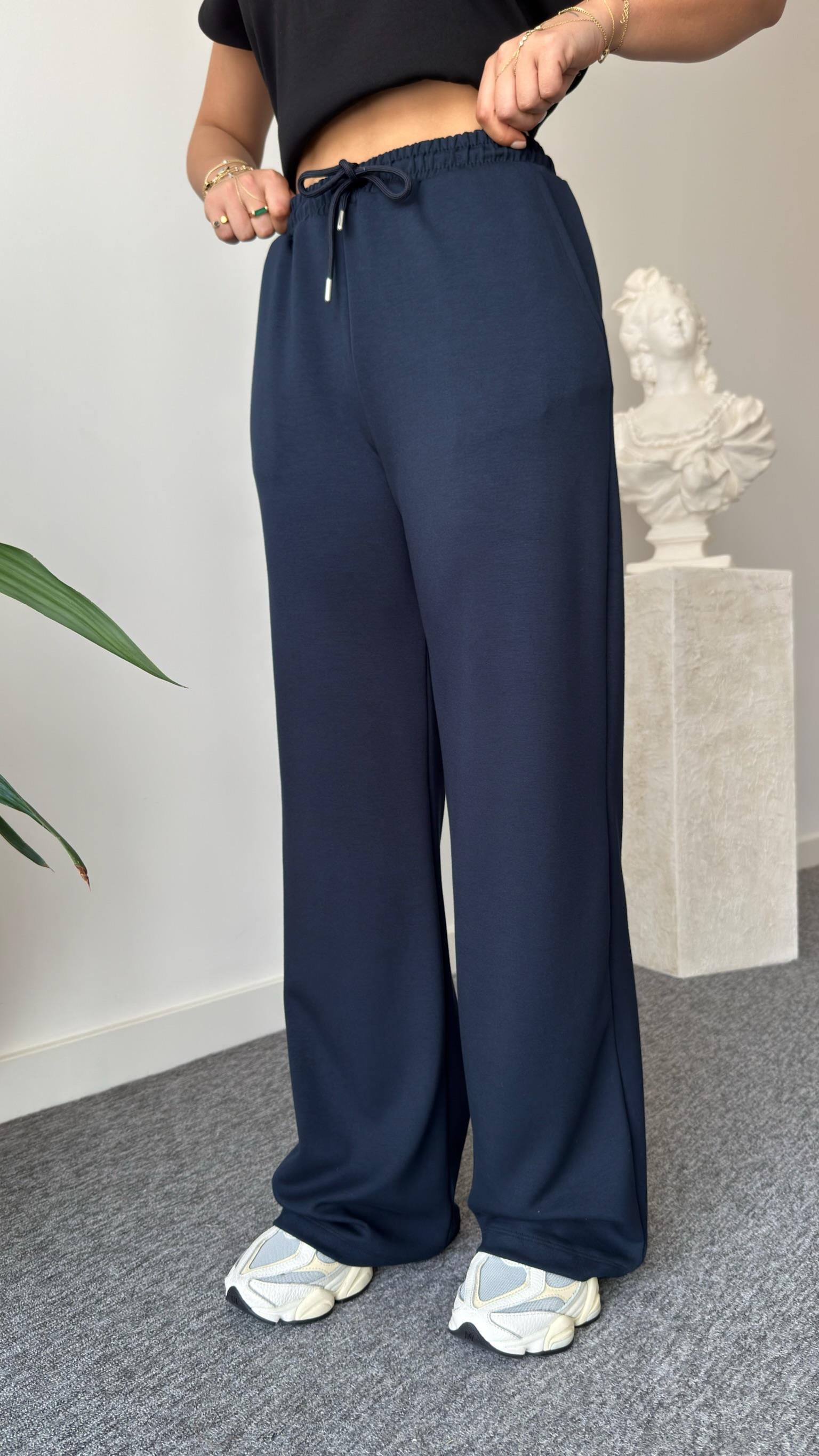 Lacivert Risal Şal Yaka Takım