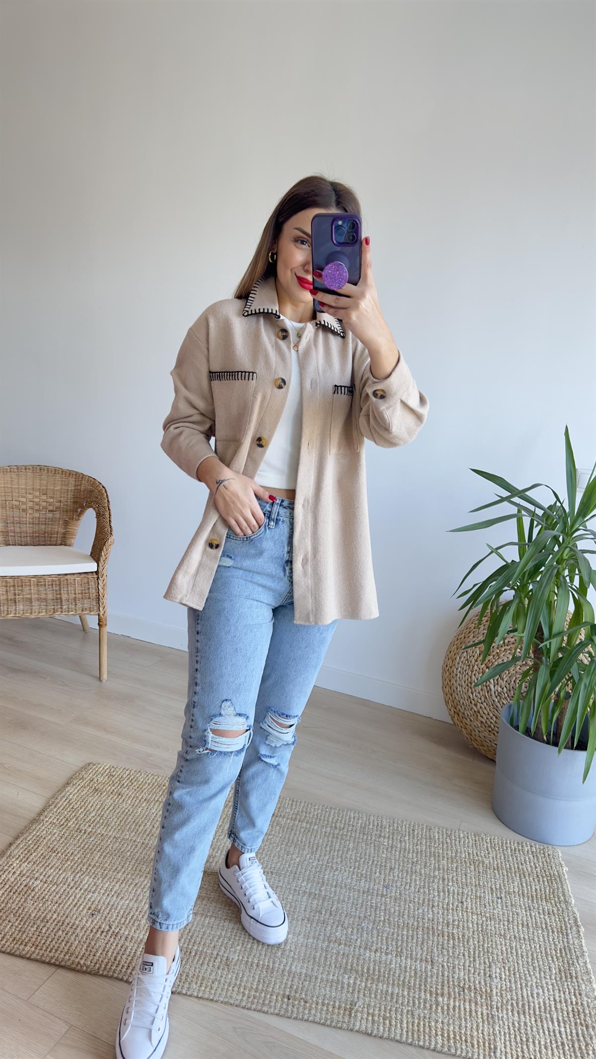 Zra Model Dikişli Ceket