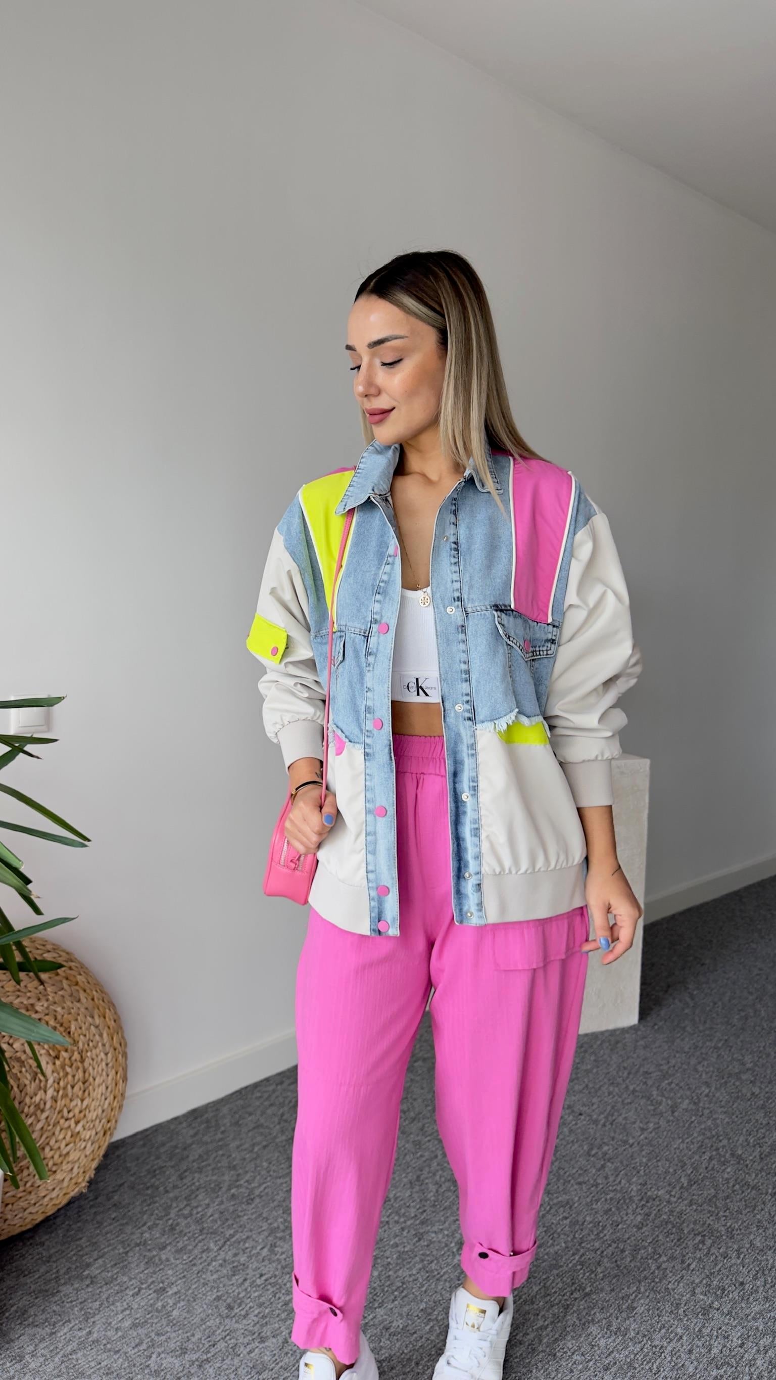 Lionel Neon Geçişli Tasarım Ceket