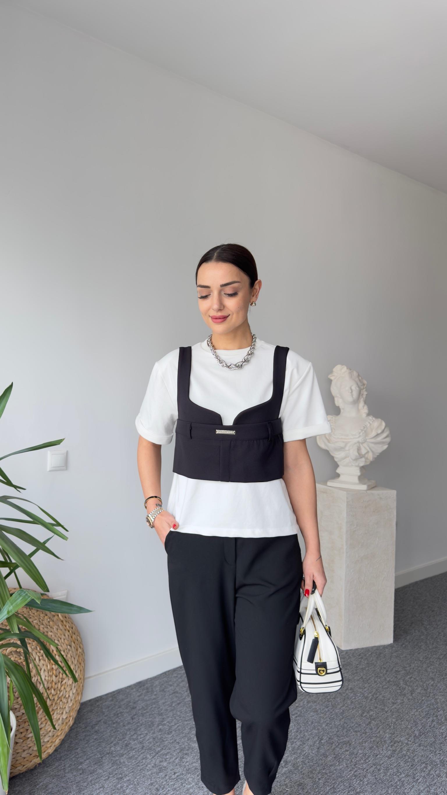 Tws Model İki Parçalı Vatkalı Tshirt