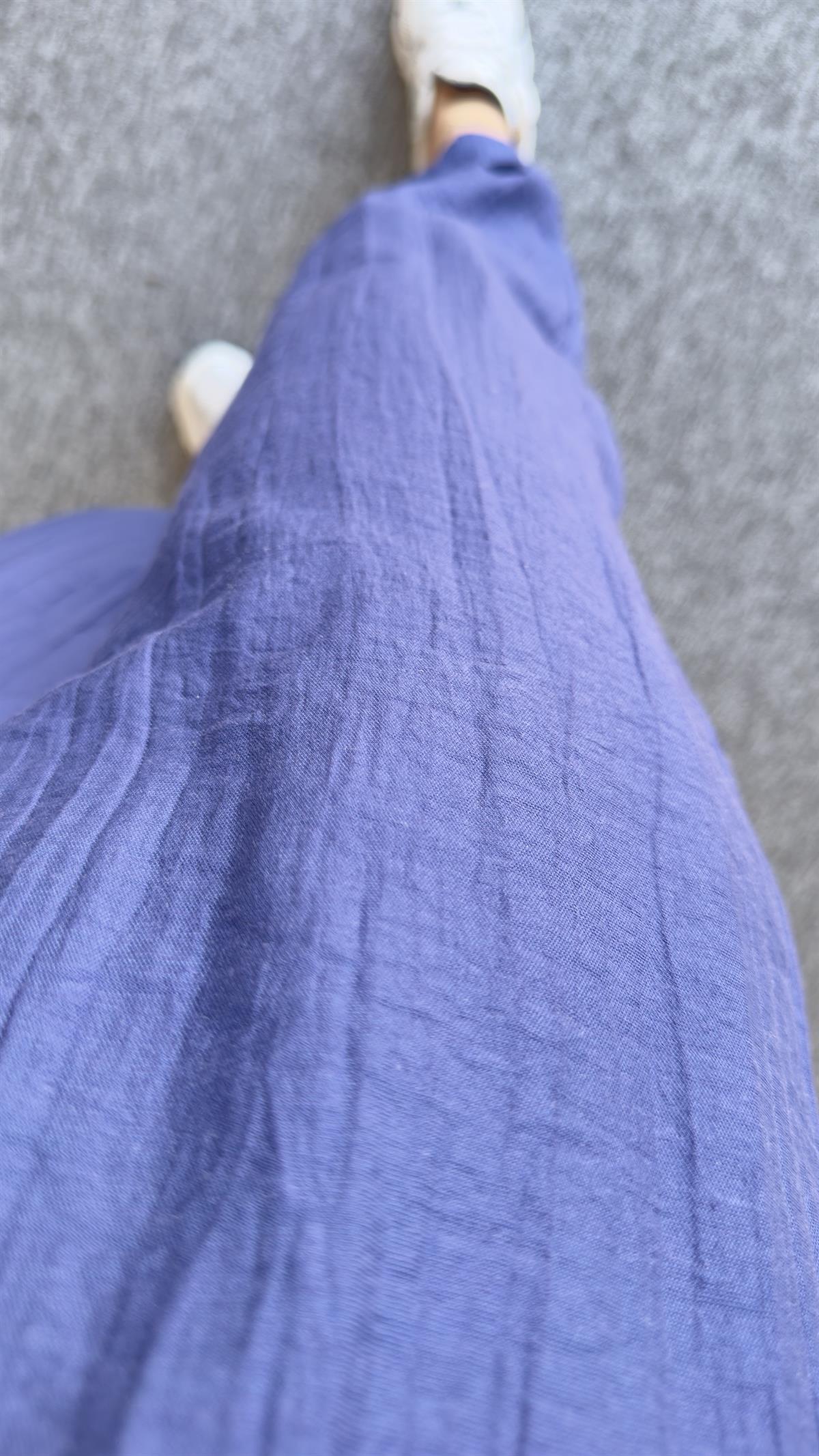 Weat Paça Pile Detay Lacivert Pantolon