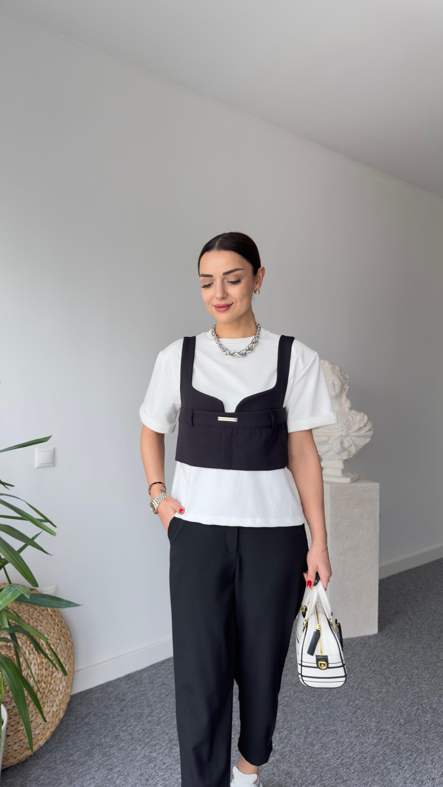 Tws Model İki Parçalı Vatkalı Tshirt