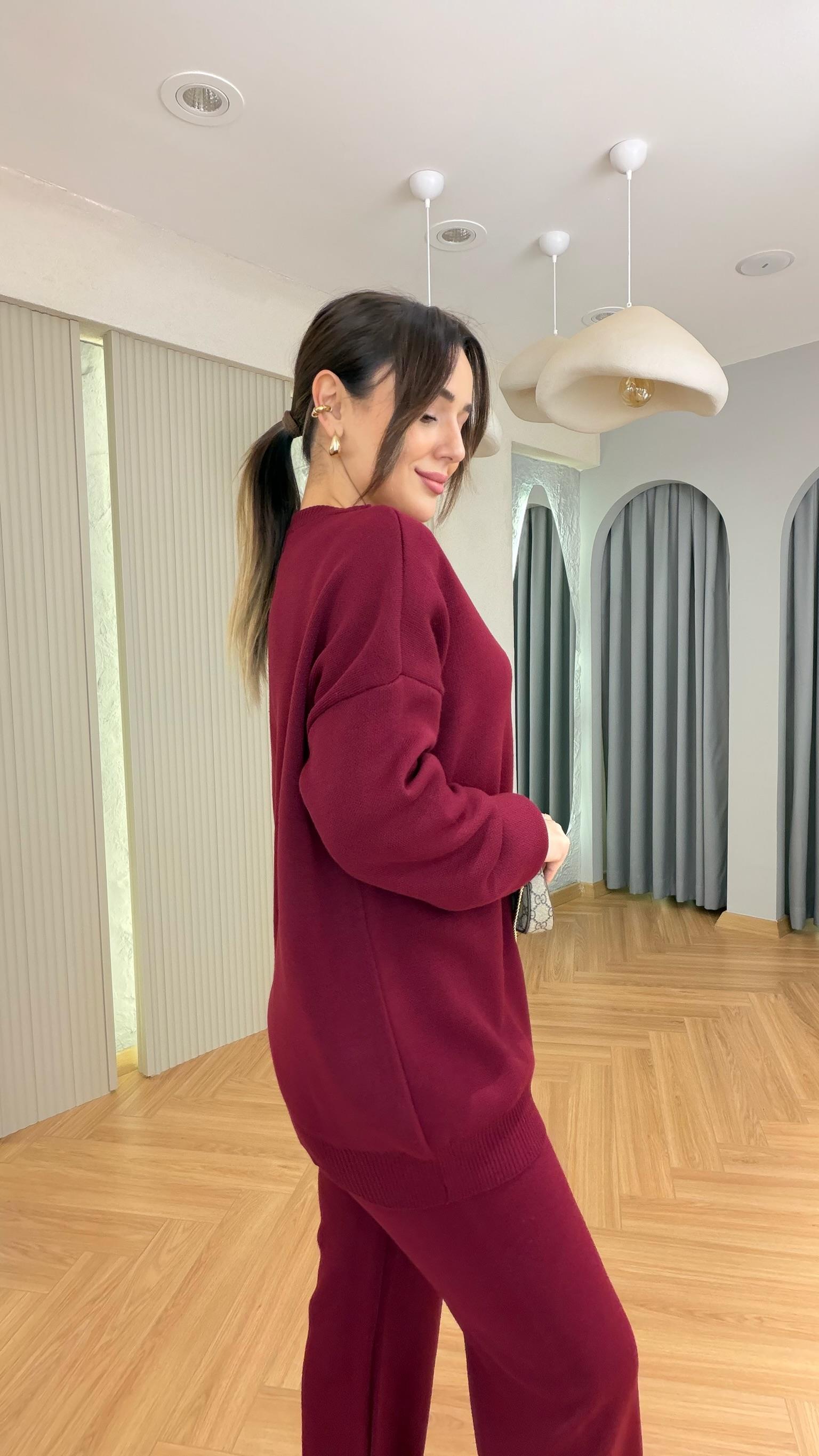 Bordo Riaba Triko Takım