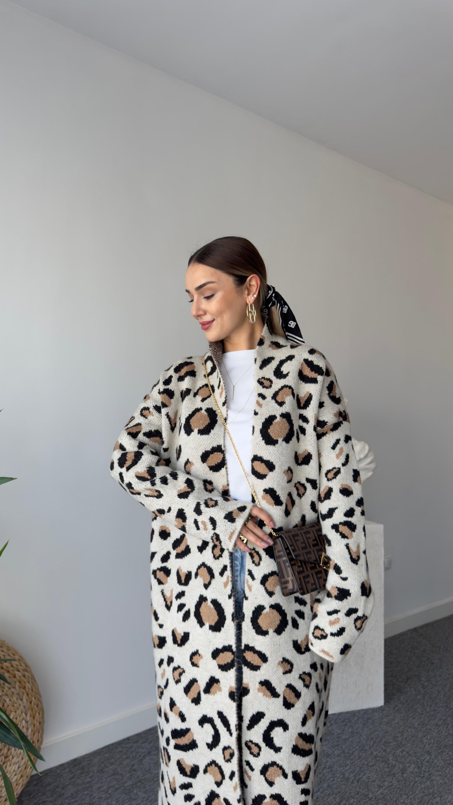 Matzel Tok Doku Bej Leopar Hırka