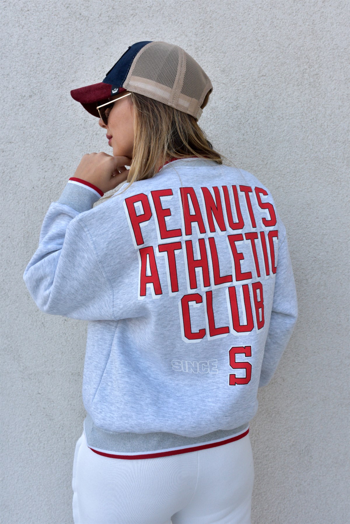 Peanuts Gri Sweat	
